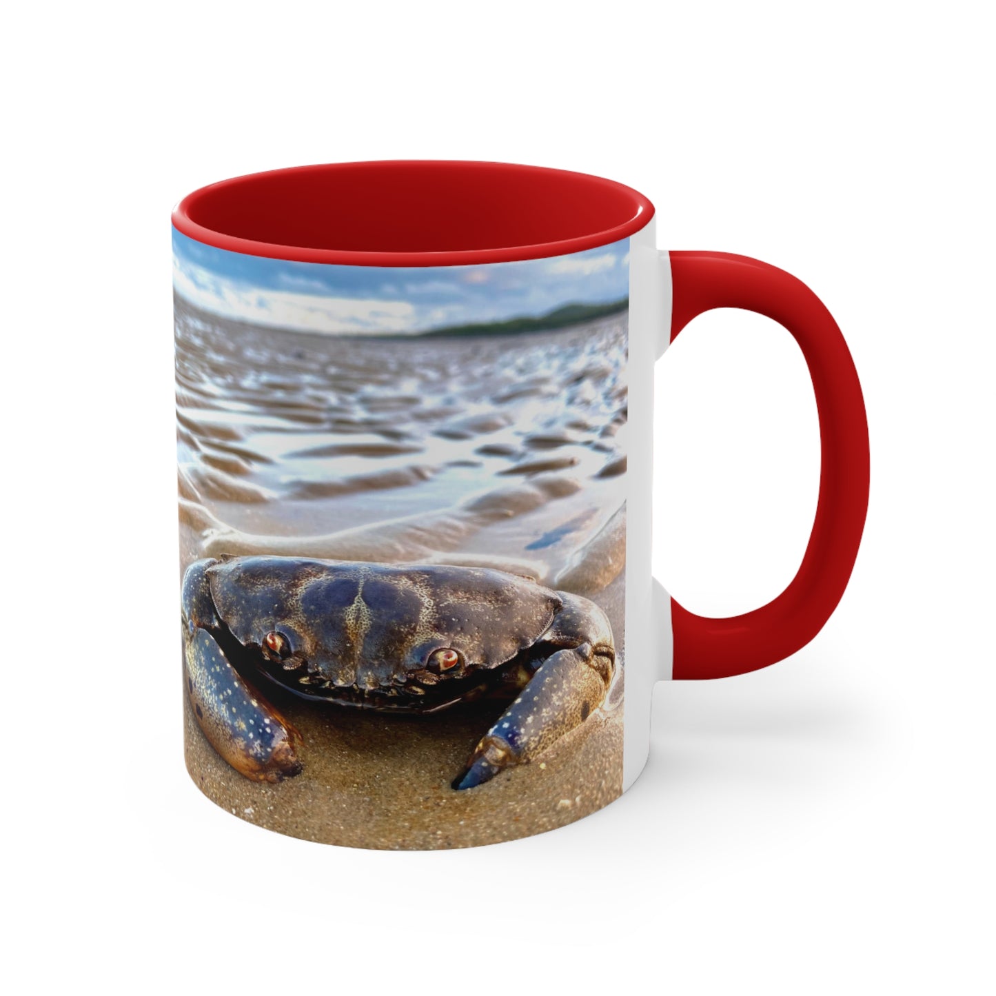 Beach Lovers- AUD PRINT Colorful Accent Mugs, 11oz