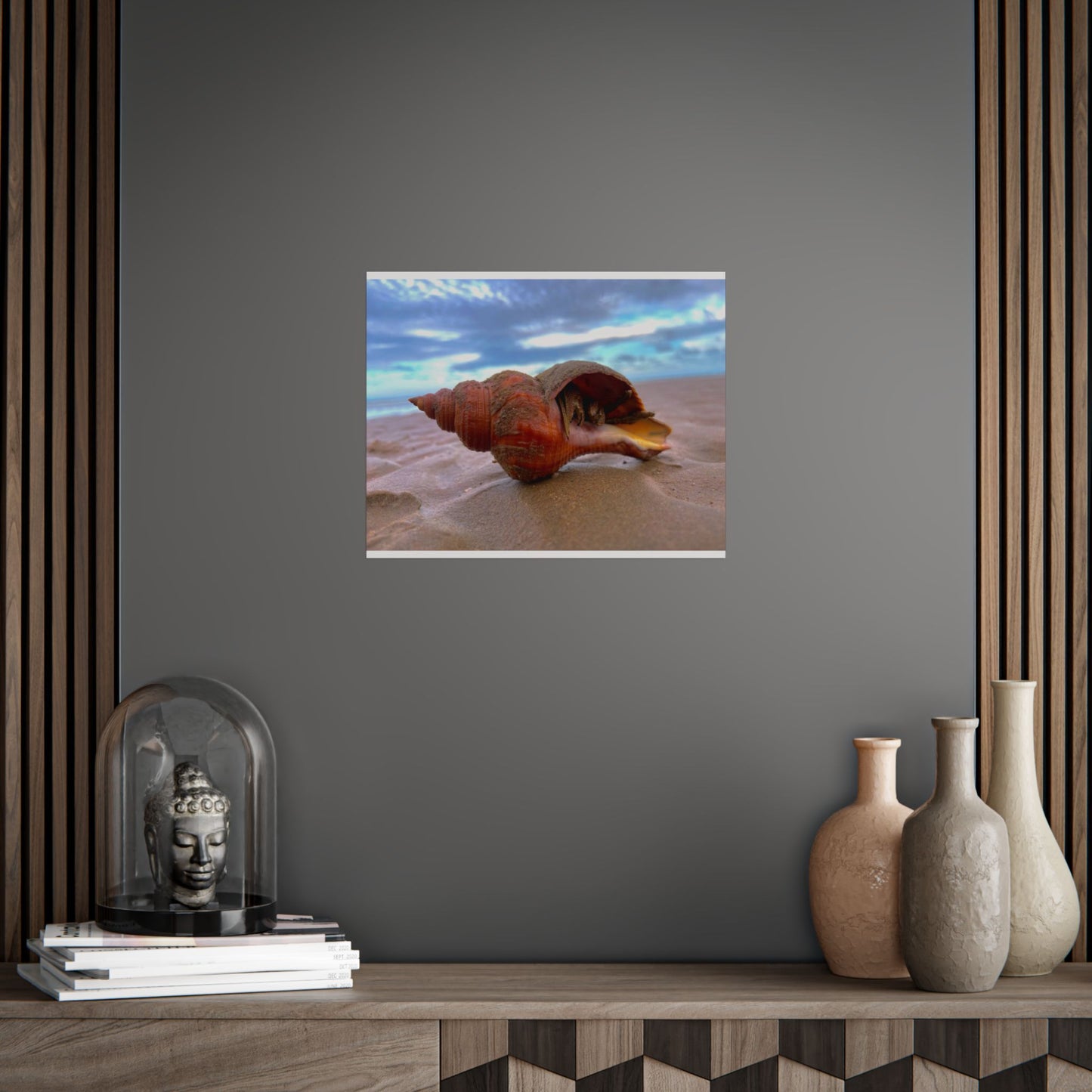 Coastal Shell Unframed Poster - Beach Decor for Ocean Lovers
