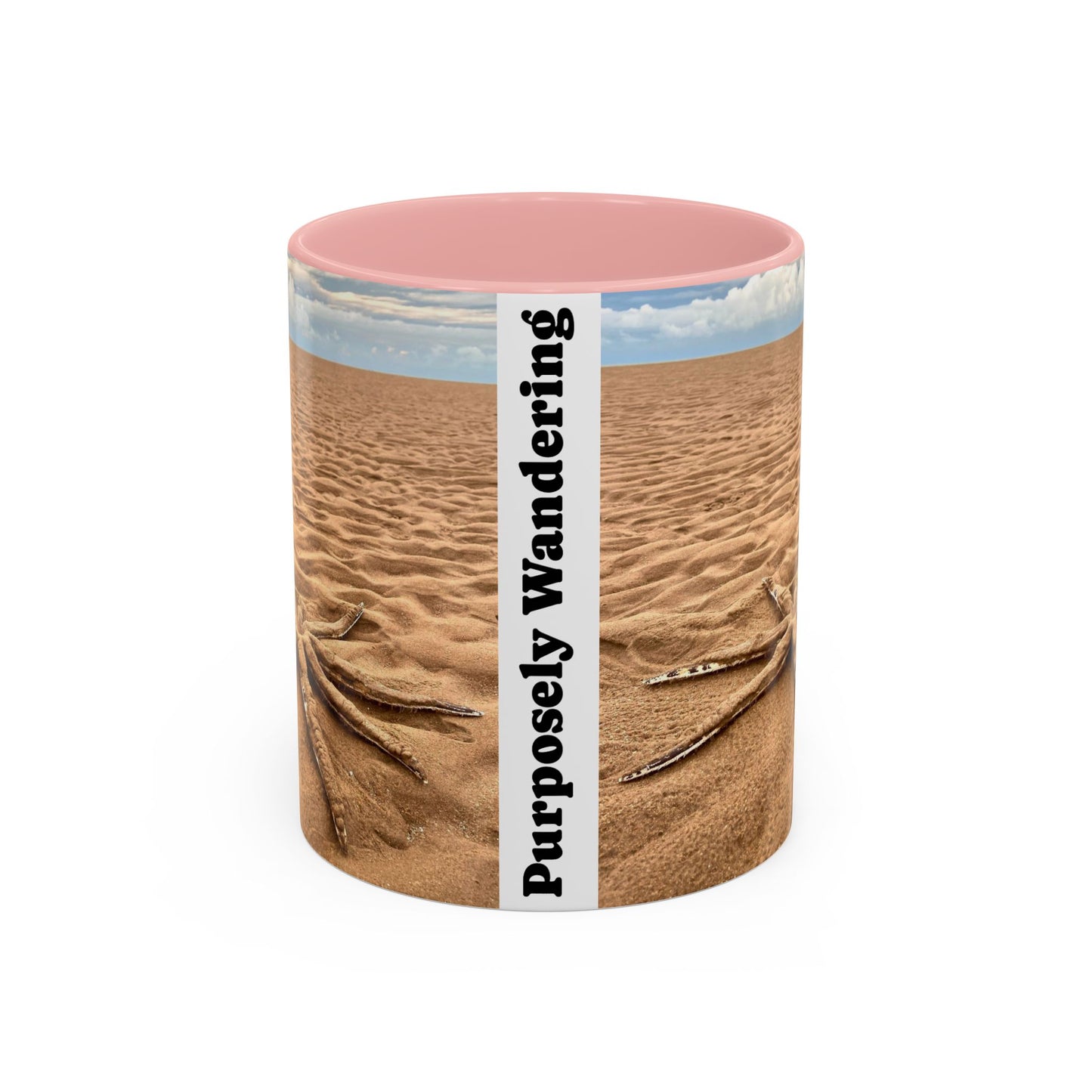 Purposely Wandering Accent Coffee Mug - Perfect Gift for Adventurers