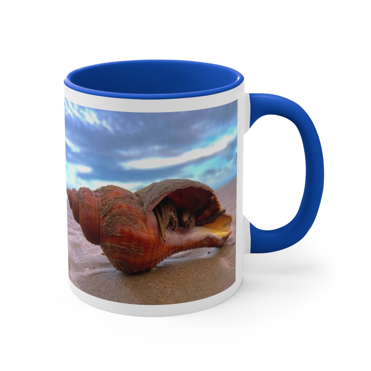 Beach Lovers range- AUD PRINT Colorful Accent Mugs, 11oz