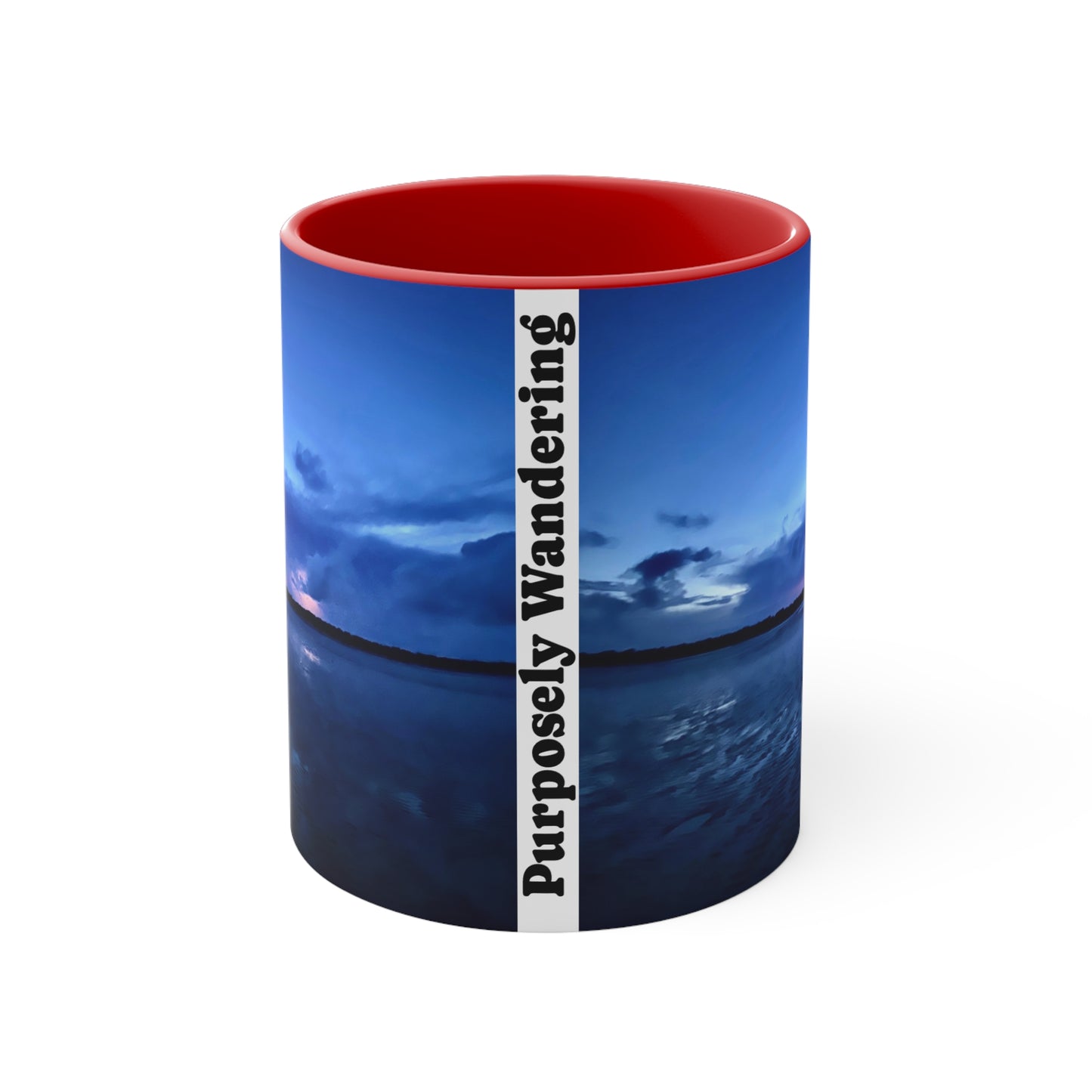 Beach Lovers range- AUD PRINT Colorful Accent Mugs, 11oz