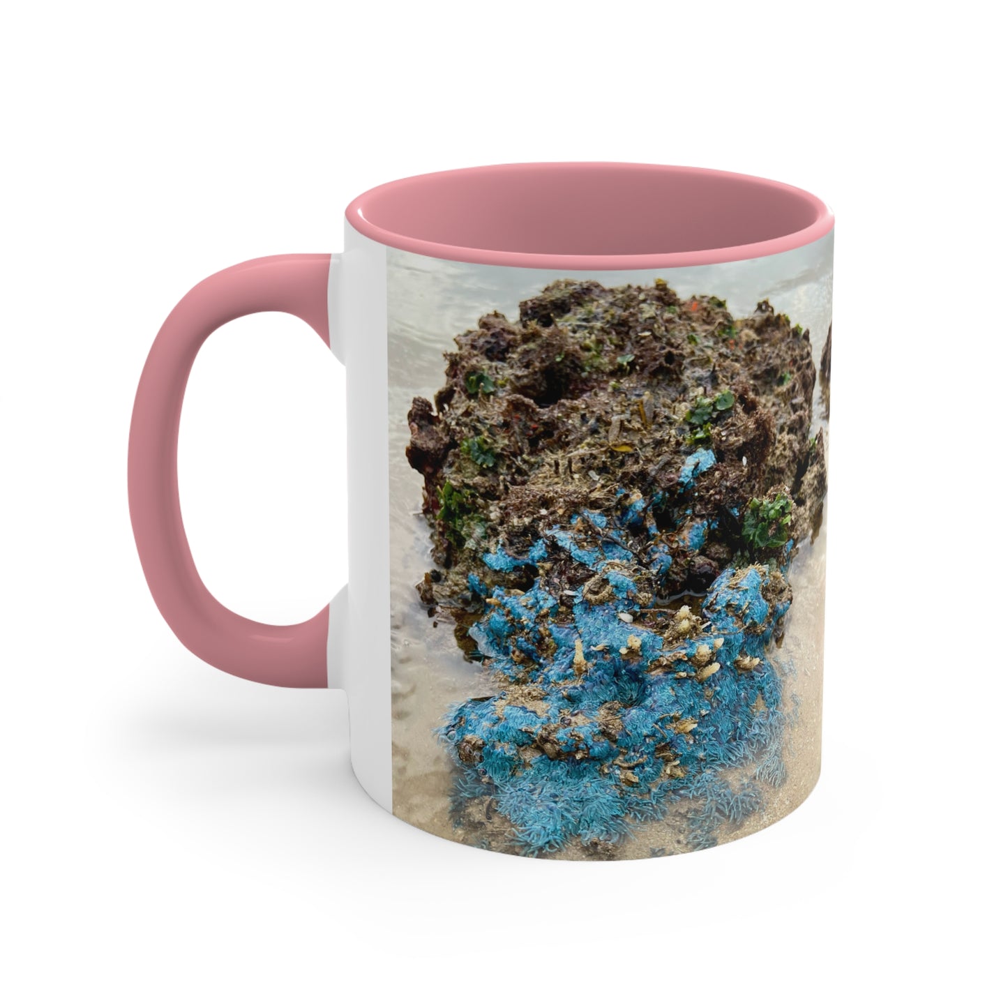 Purposefully Wandering Colorful Accent Mug - 11oz Ocean-Inspired Coffee Cup