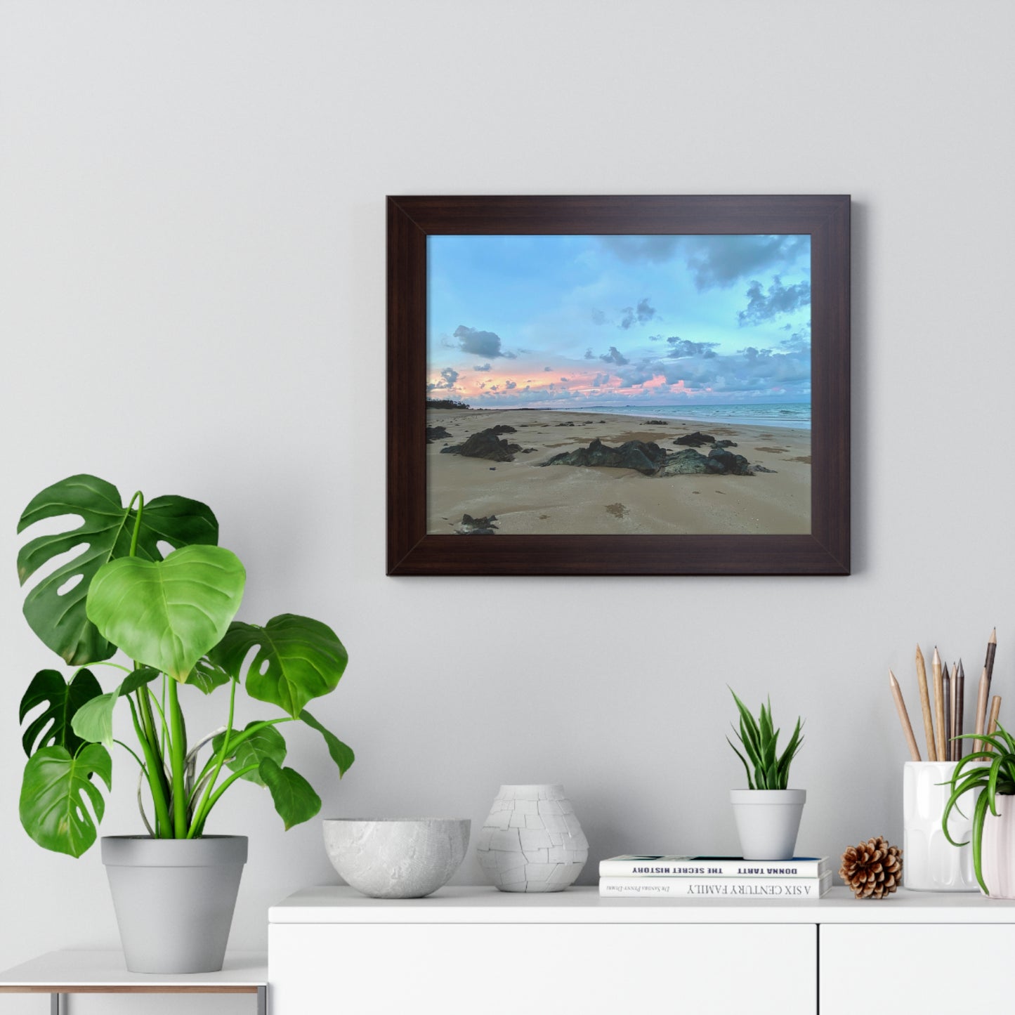 Beach Lovers range- Framed Horizontal Poster