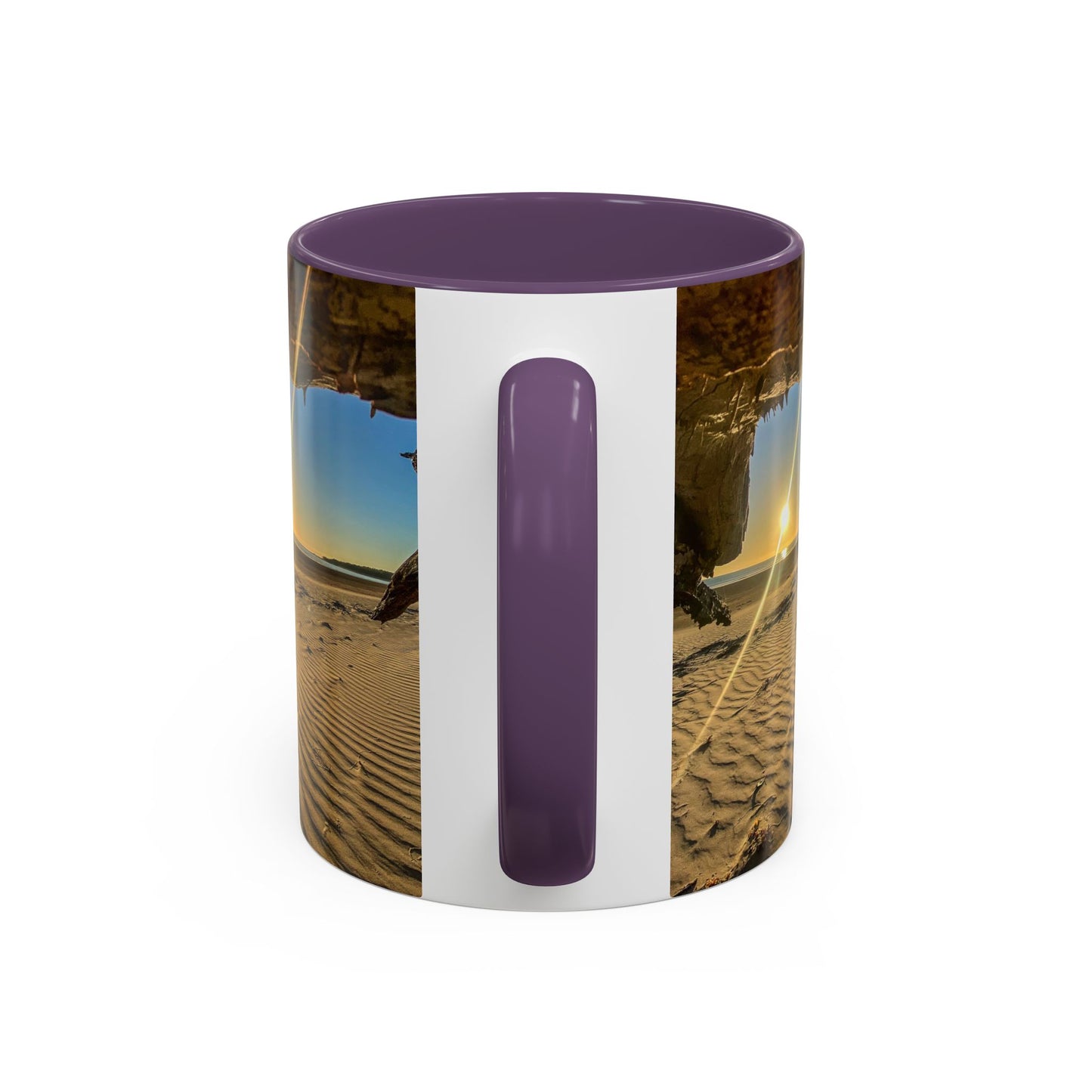 Purposely Wandering Accent Coffee Mug - Coastal Adventure Design - Perfect Gift for Nature Lovers
