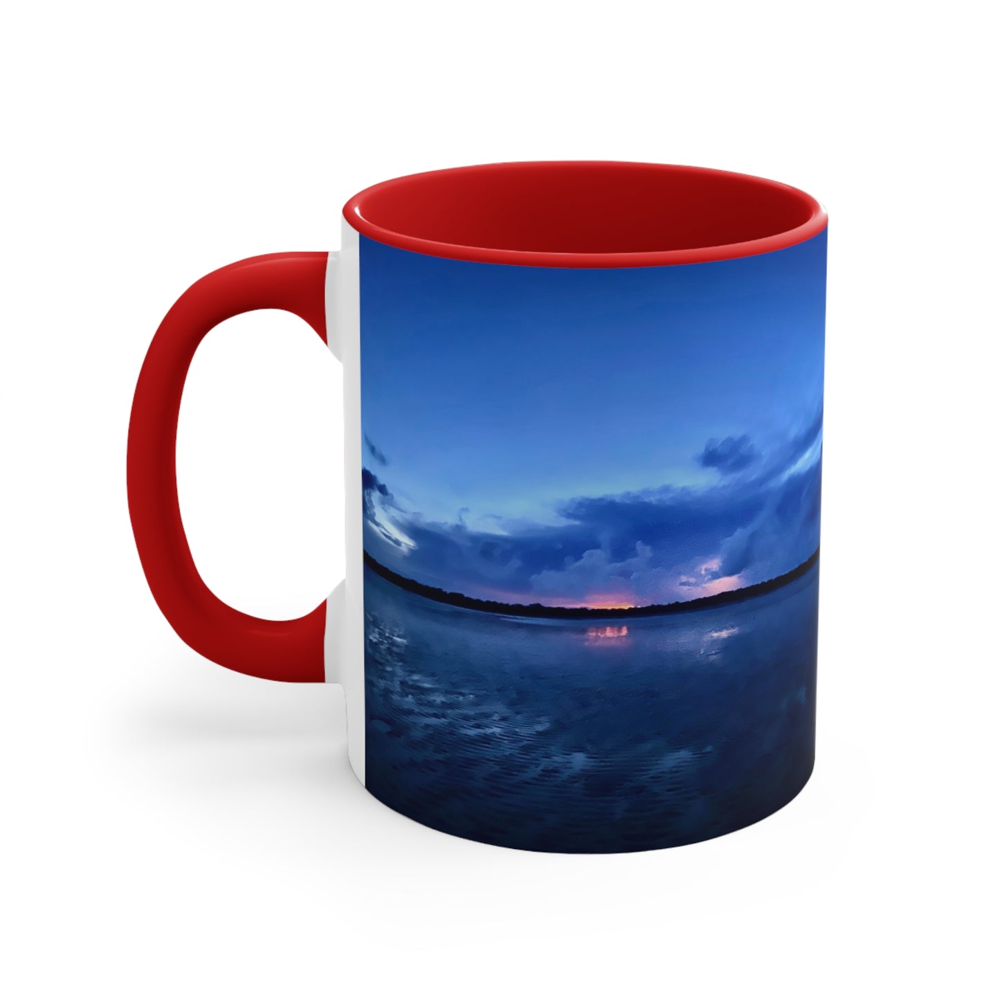 Beach Lovers range- AUD PRINT Colorful Accent Mugs, 11oz