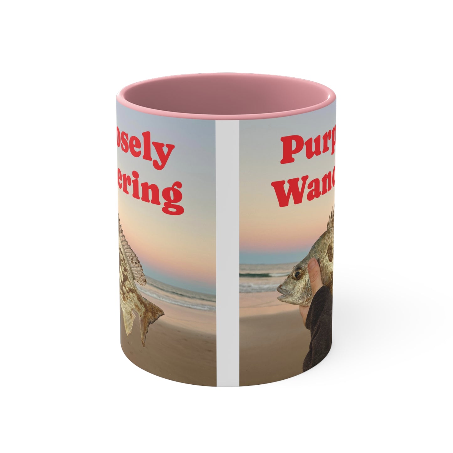 Fishing range- AUS PRINT Colorful Accent Mugs, 11oz