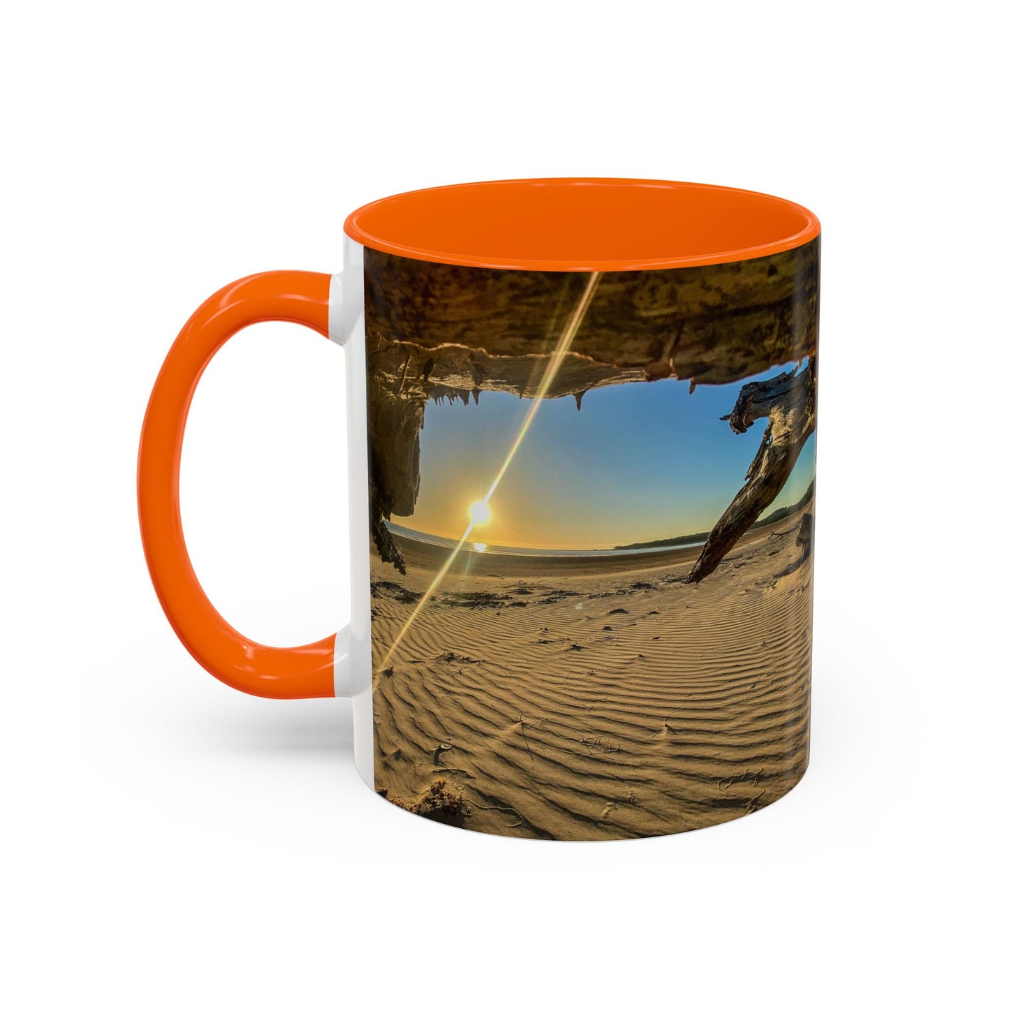 Purposely Wandering Accent Coffee Mug - Coastal Adventure Design - Perfect Gift for Nature Lovers
