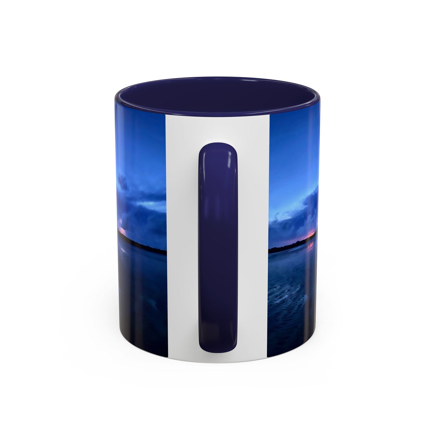 Purposely Wandering Accent Coffee Mug - Serene Sunset Design for Nature Lovers