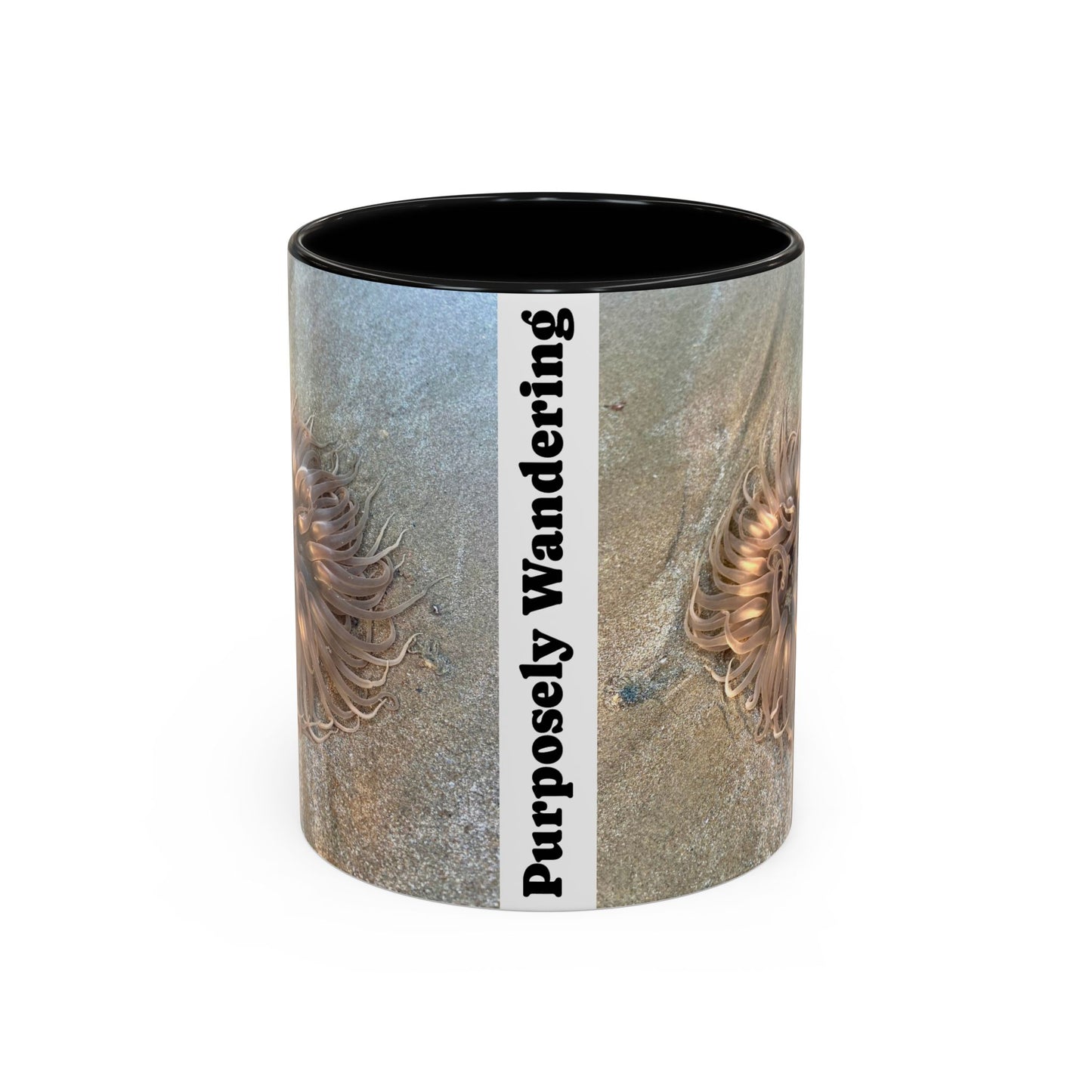 Purposely Wandering Accent Coffee Mug - Unique 11oz & 15oz Drinkware for Nature Lovers