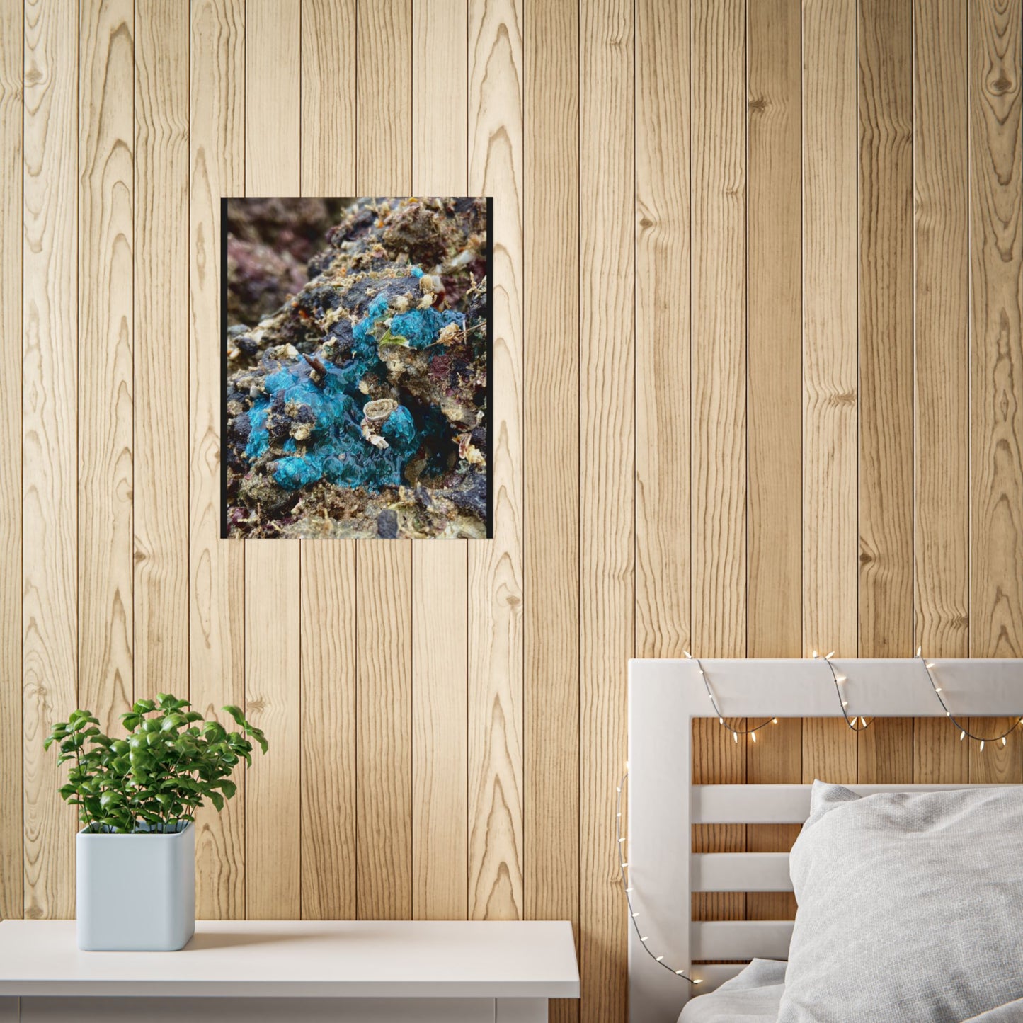 Ocean-Inspired Unframed Poster - Abstract Natural Artwork for Home Decor