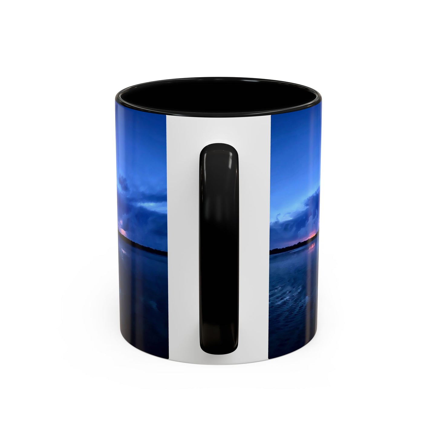 Purposely Wandering Accent Coffee Mug - Serene Sunset Design for Nature Lovers