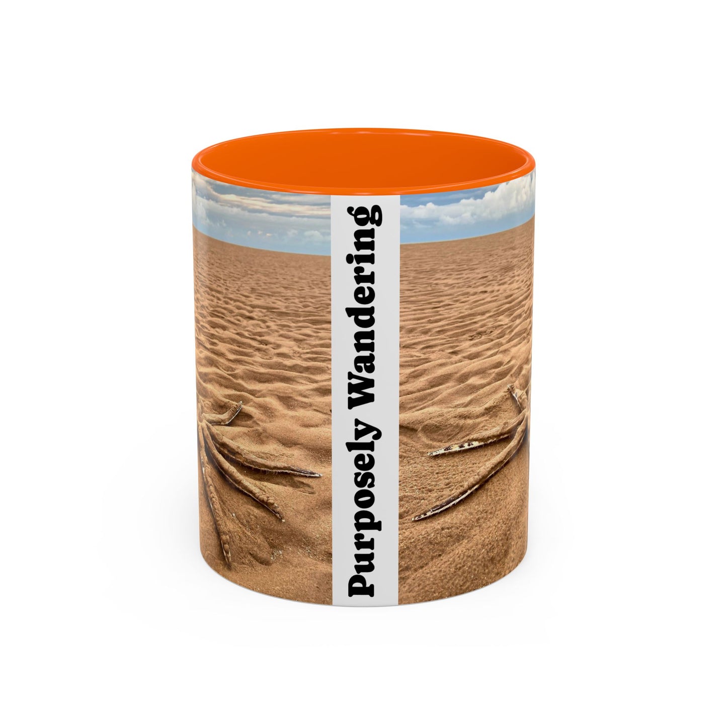 Purposely Wandering Accent Coffee Mug - Perfect Gift for Adventurers