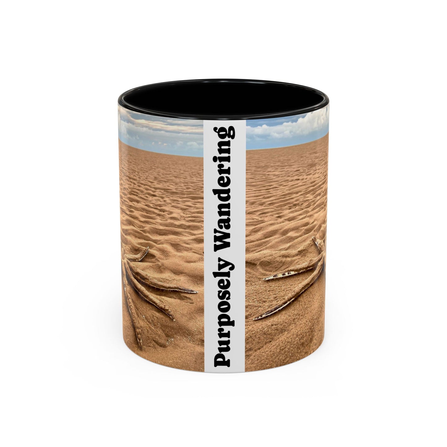 Purposely Wandering Accent Coffee Mug - Perfect Gift for Adventurers
