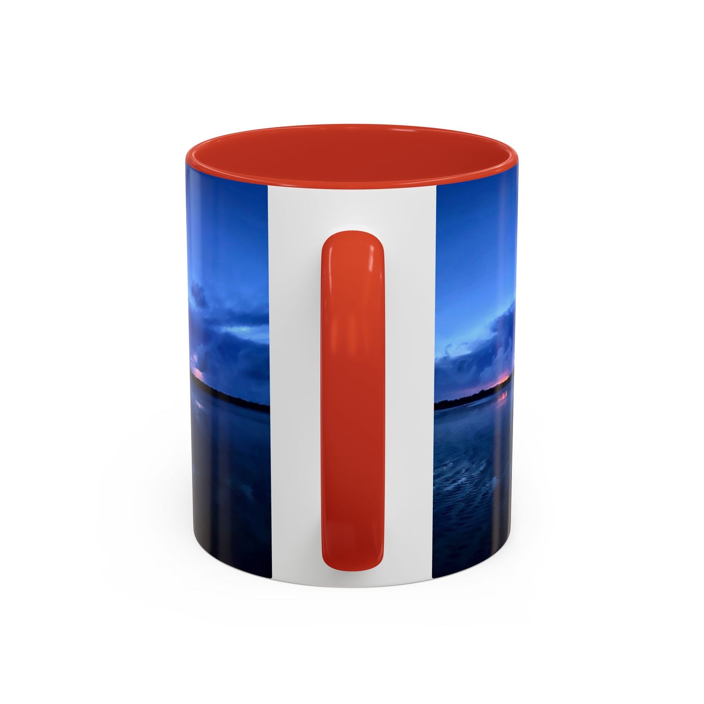 Purposely Wandering Accent Coffee Mug - Serene Sunset Design for Nature Lovers