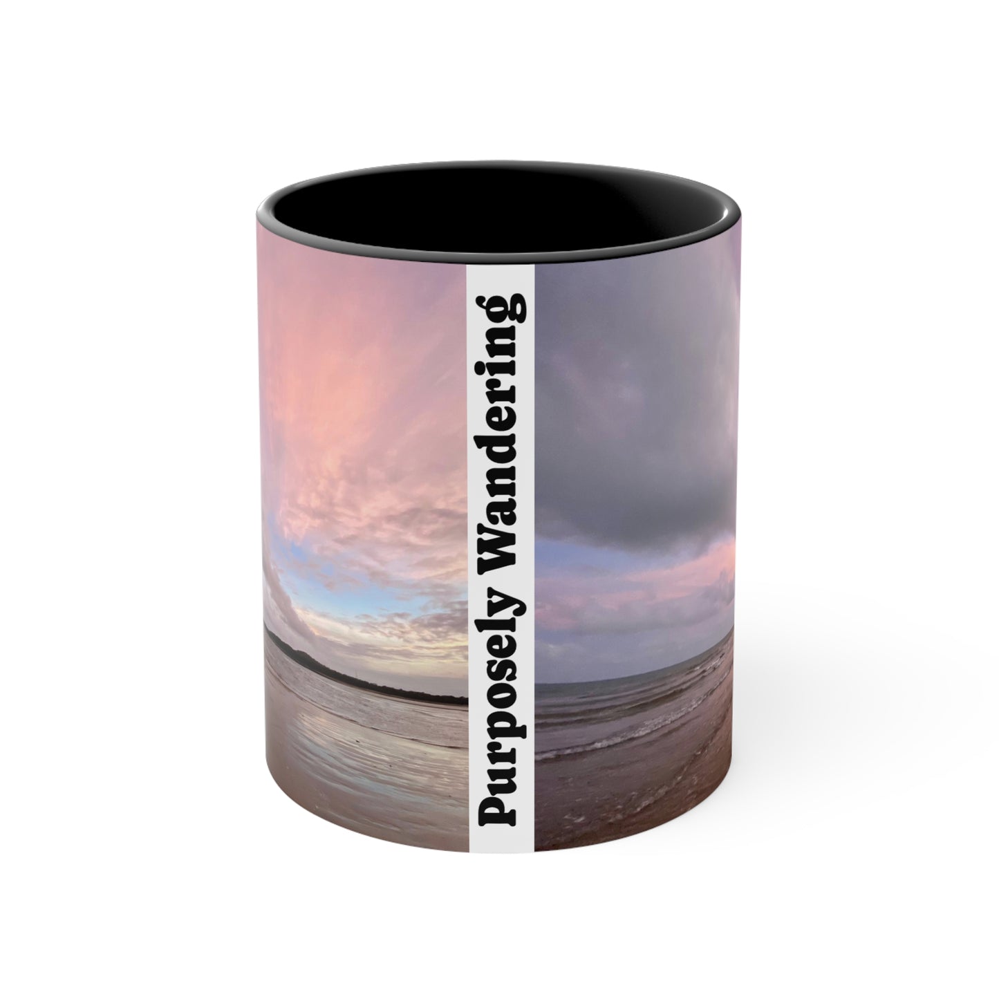 Beach Lovers range - AUD PRINT Colorful Accent Mugs, 11oz