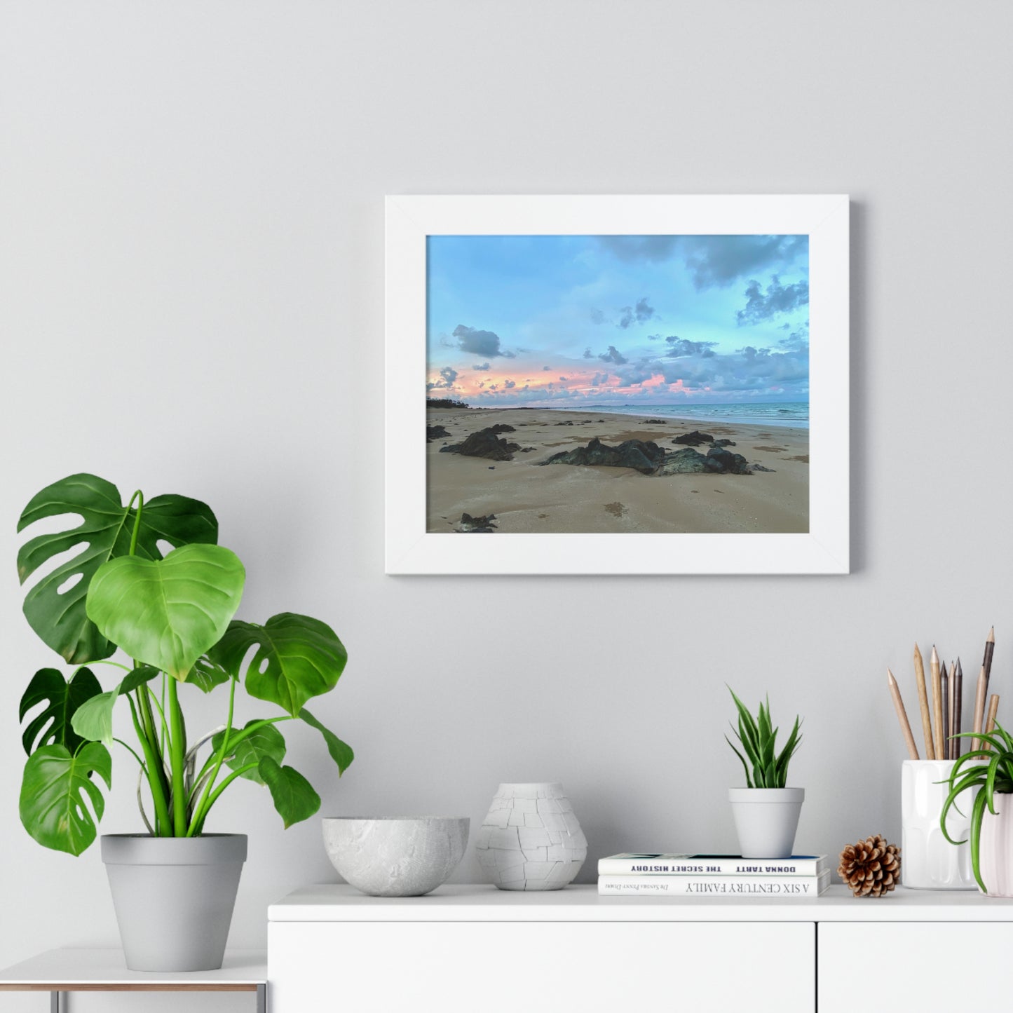 Beach Lovers range- Framed Horizontal Poster