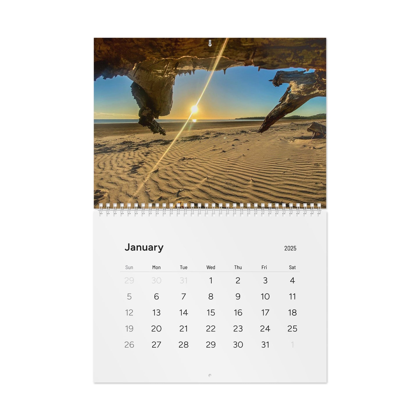 Beach Lovers range- AUS PRINT Standard Wall Calendar (2025)