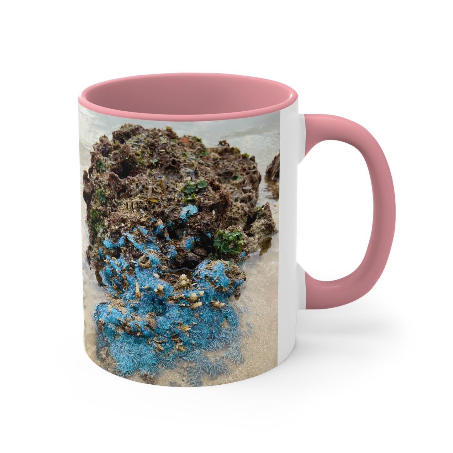 Purposefully Wandering Colorful Accent Mug - 11oz Ocean-Inspired Coffee Cup