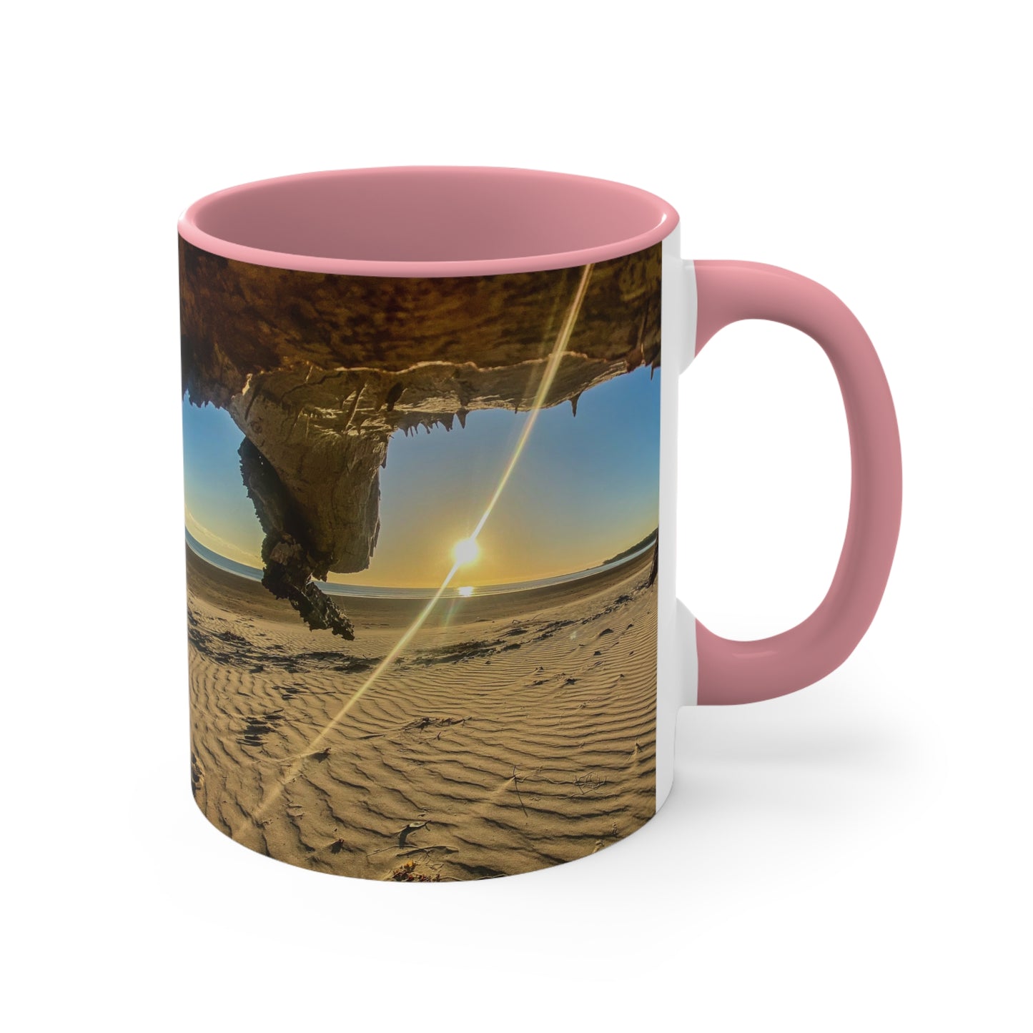 Beach Lovers range- AUD PRINT Colorful Accent Mugs, 11oz