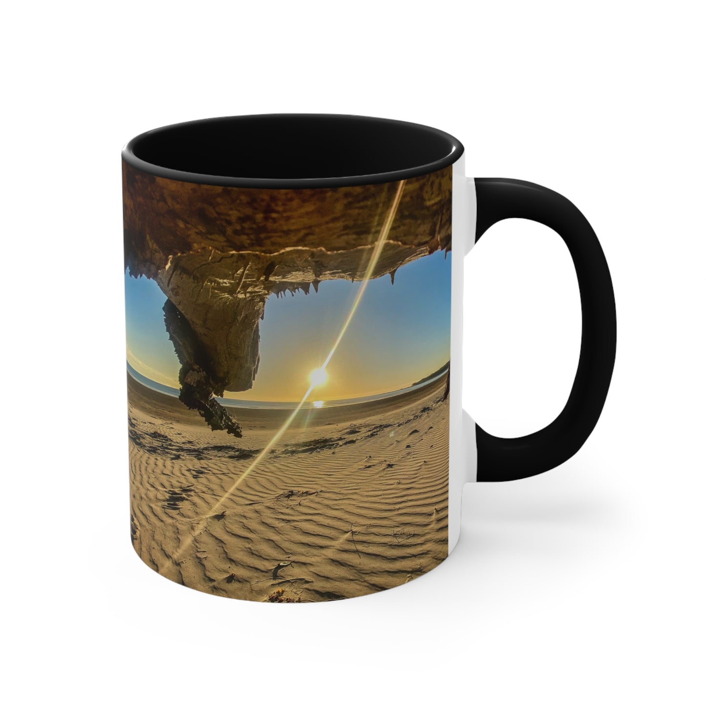 Beach Lovers range- AUD PRINT Colorful Accent Mugs, 11oz