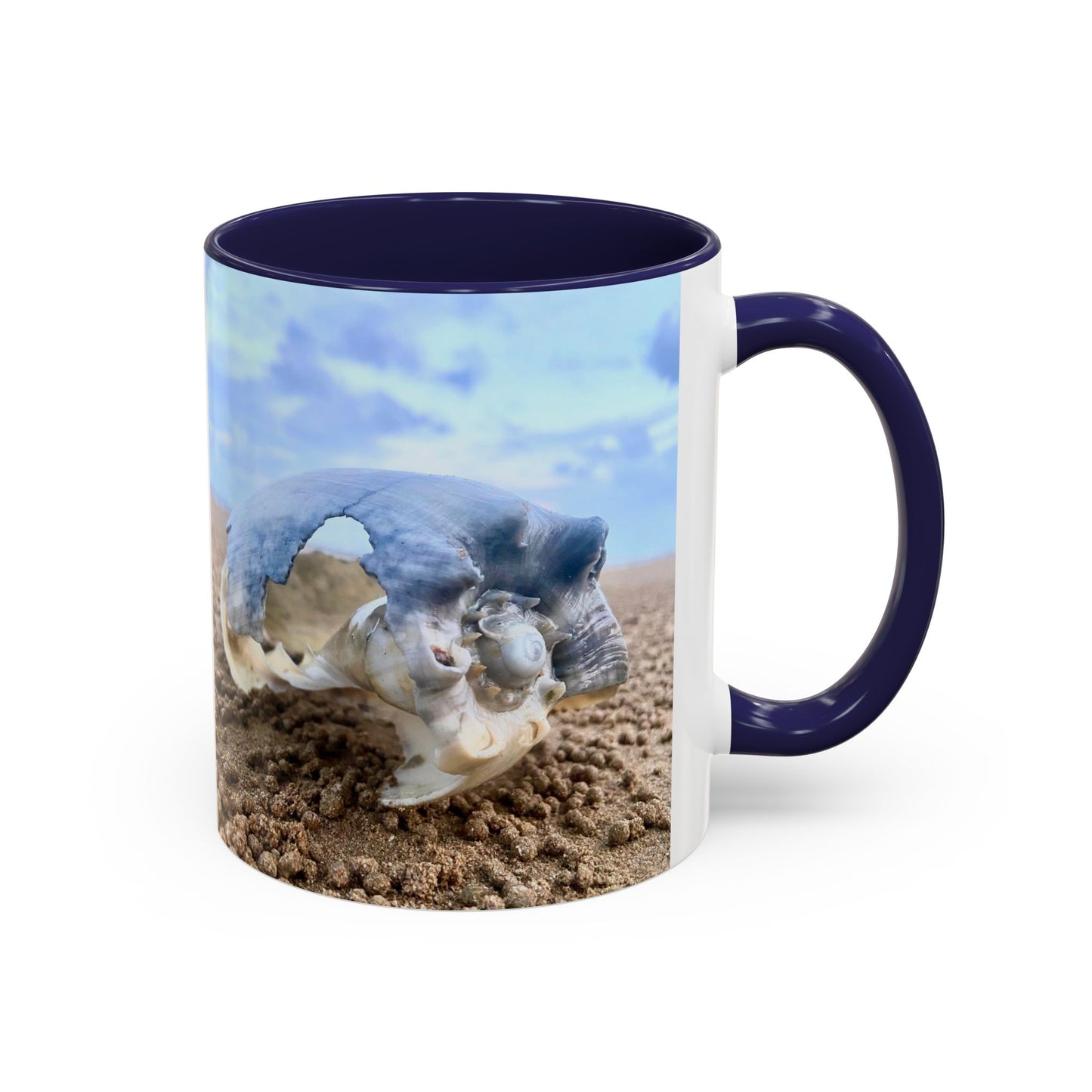 Purposely Wandering Shell Coffee Mug - Beach Vibes | Perfect Gift for Nature Lovers
