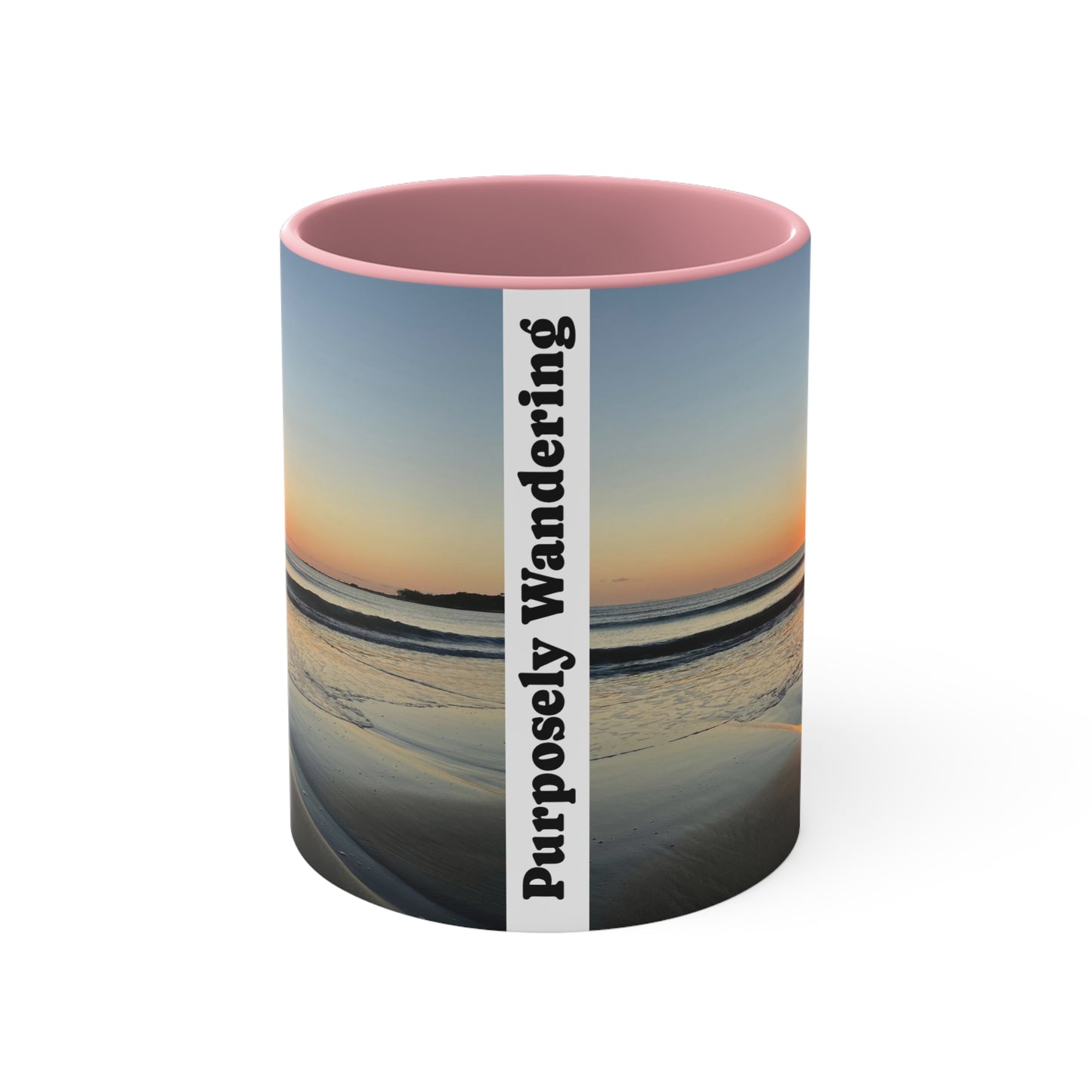 Beach Lovers range- AUD PRINT Colorful Accent Mugs, 11oz