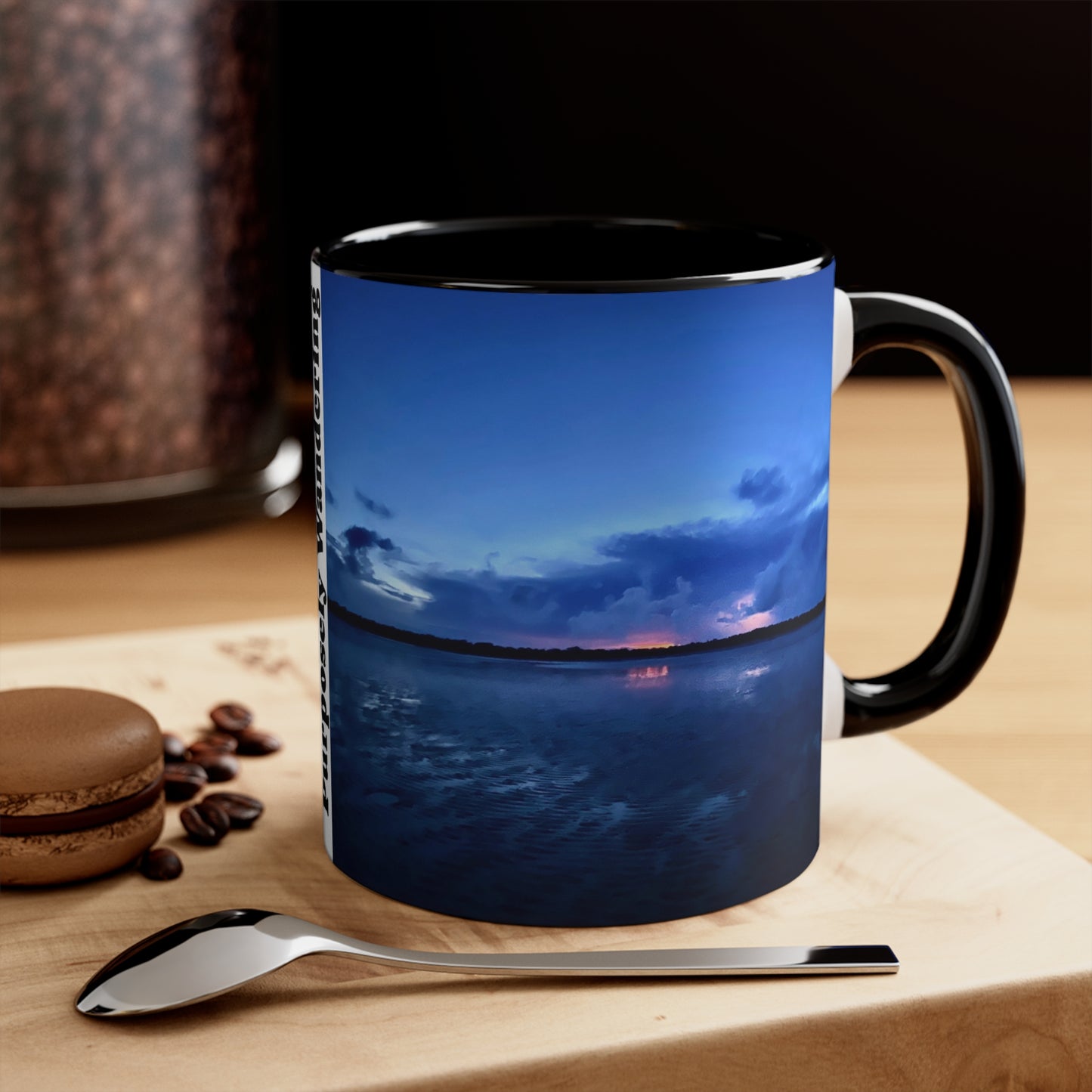 Beach Lovers range- AUD PRINT Colorful Accent Mugs, 11oz