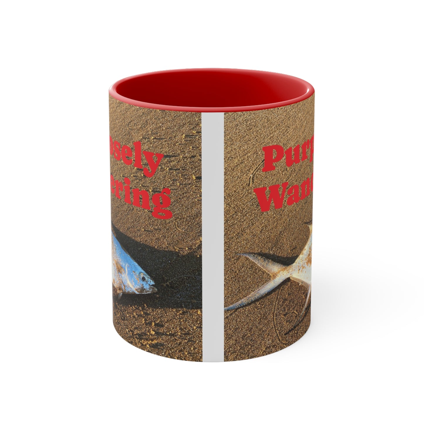 Fishing range- AUS PRINT Colorful Accent Mugs, 11oz