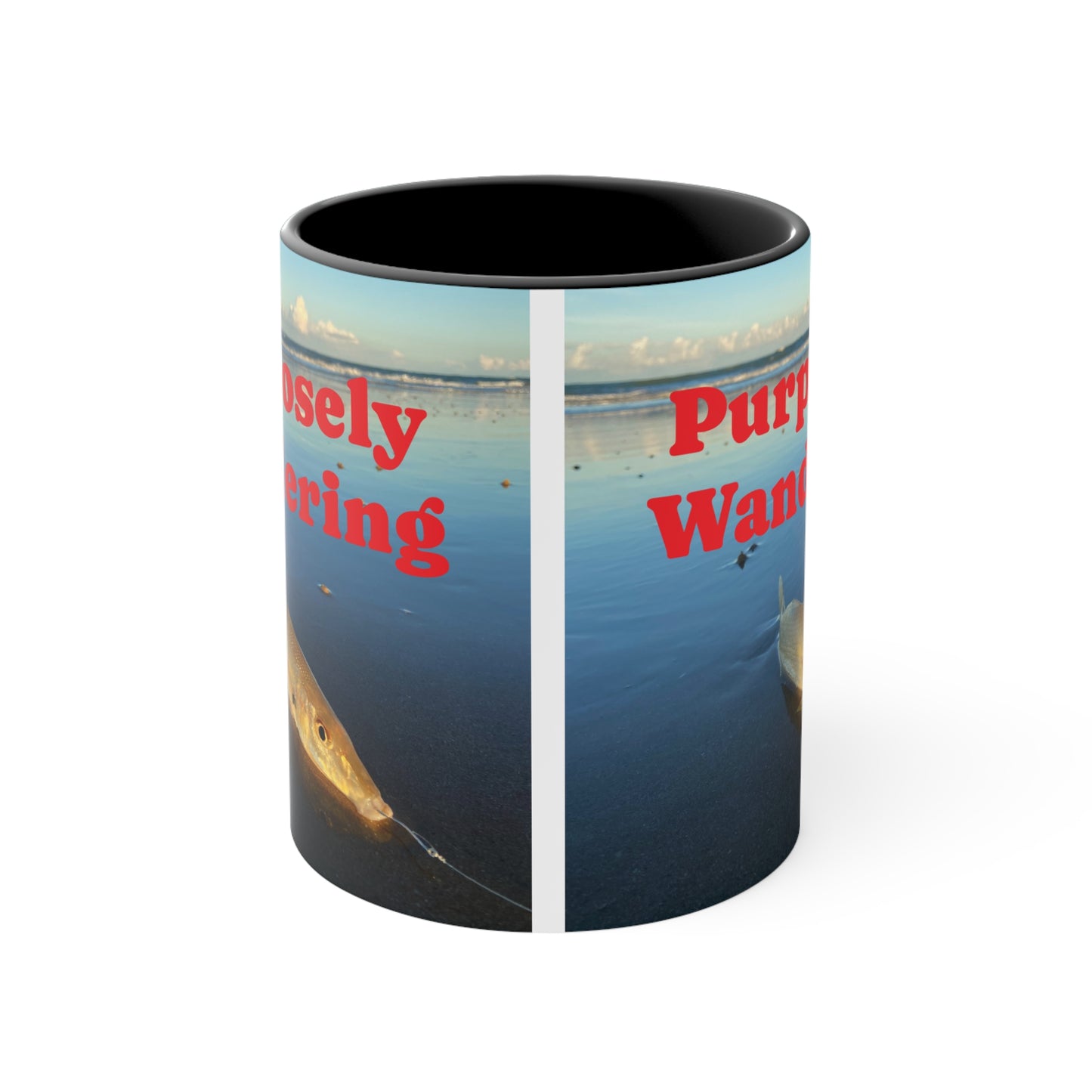 Fishing range- AUS PRINT Colorful Accent Mugs, 11oz