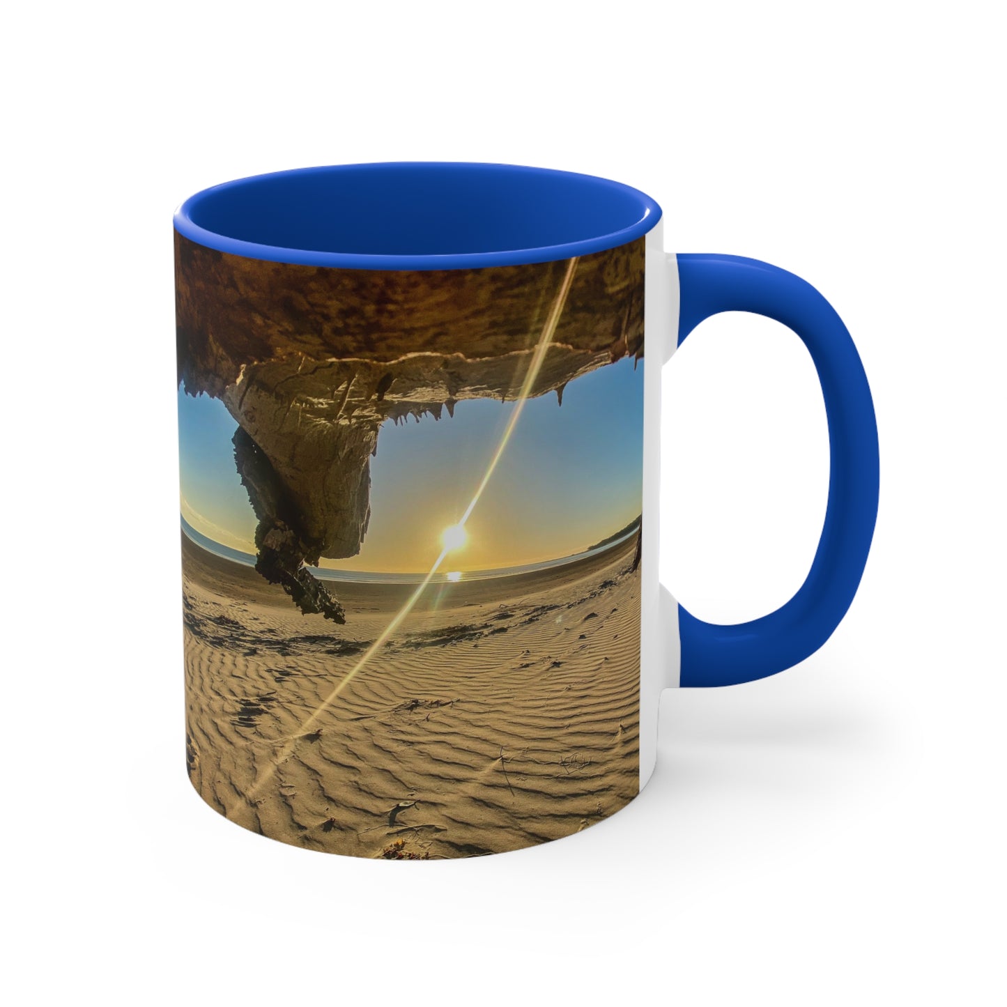 Beach Lovers range- AUD PRINT Colorful Accent Mugs, 11oz