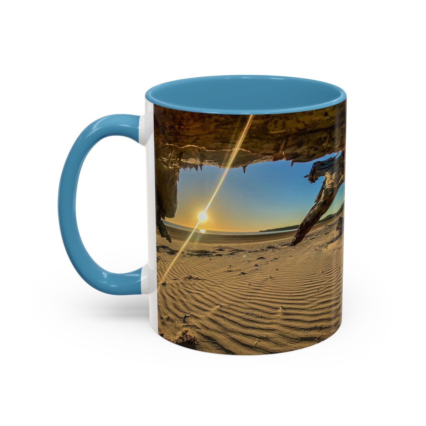 Purposely Wandering Accent Coffee Mug - Coastal Adventure Design - Perfect Gift for Nature Lovers