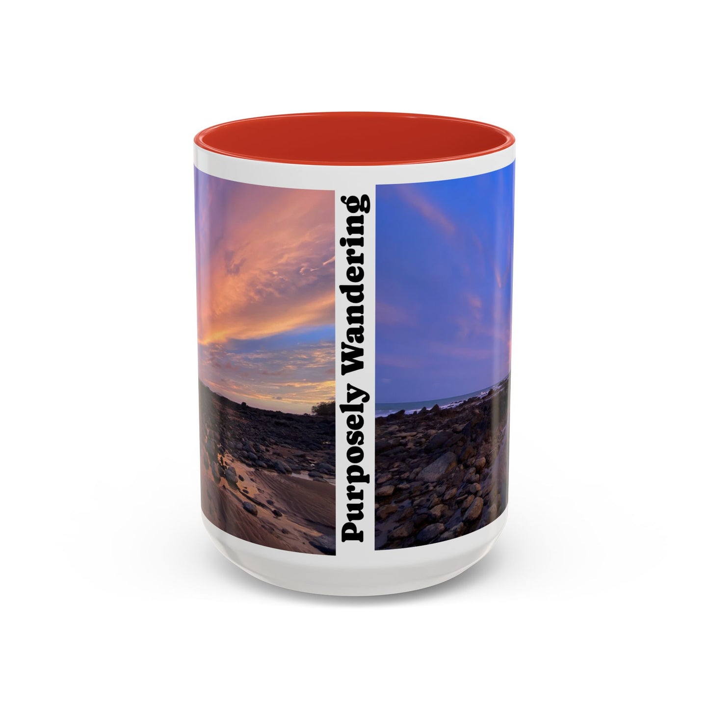 Purposefully Wandering Accent Coffee Mug - 11/15oz Scenic Design