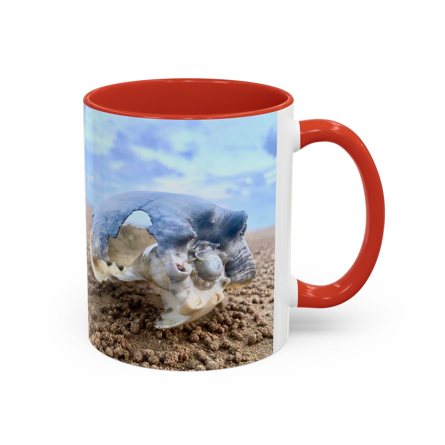 Purposely Wandering Shell Coffee Mug - Beach Vibes | Perfect Gift for Nature Lovers