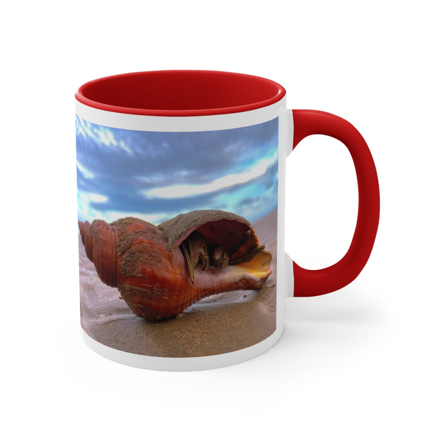 Beach Lovers range- AUD PRINT Colorful Accent Mugs, 11oz