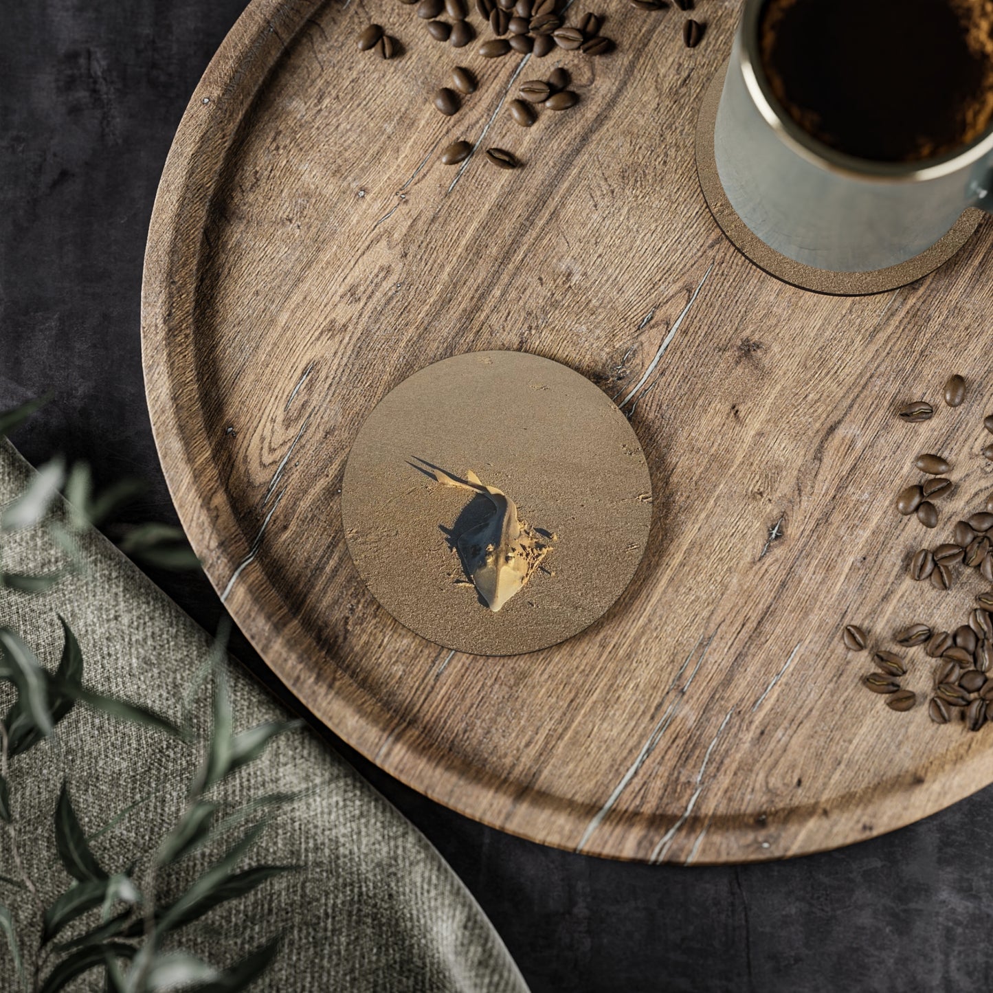 Coasters with Beach Vibes | Ocean-Themed Drink Coasters for Coastal Decor