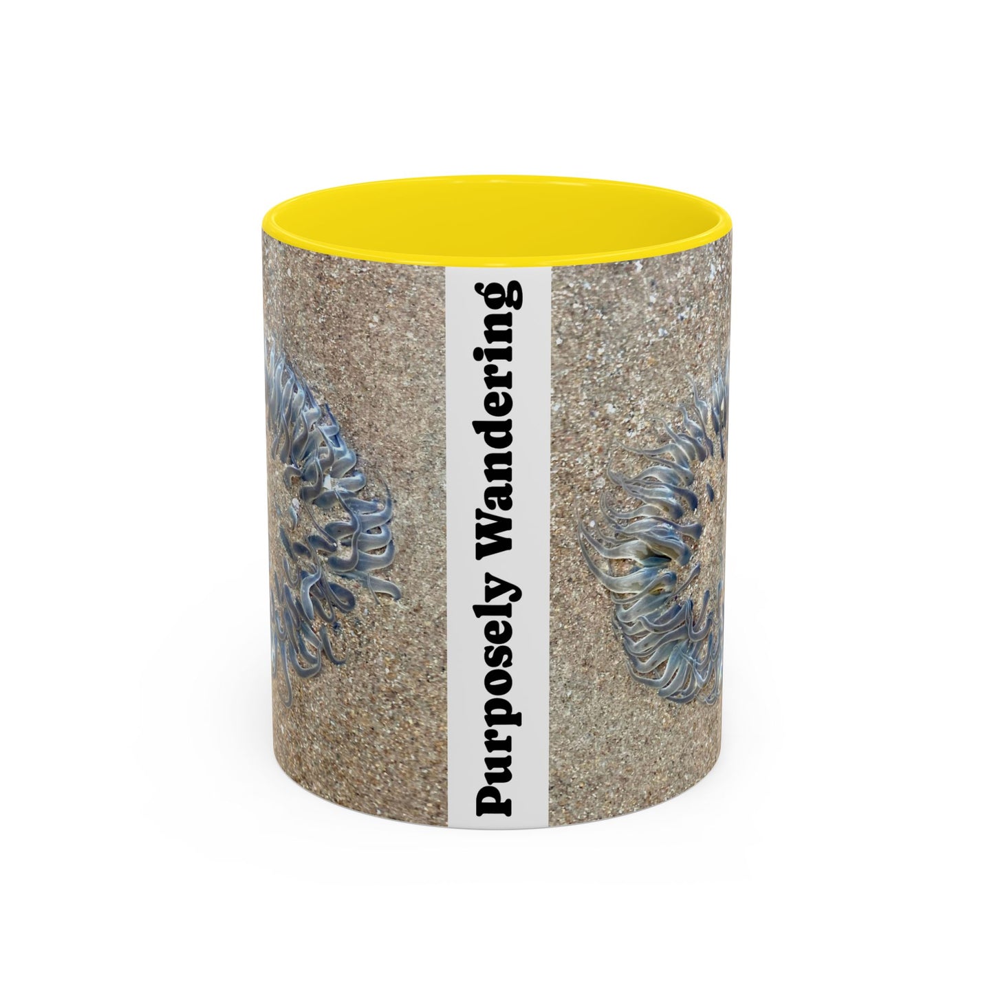 Purposely Wandering Mug – Accent Coffee Mug with Unique Jellyfish Design
