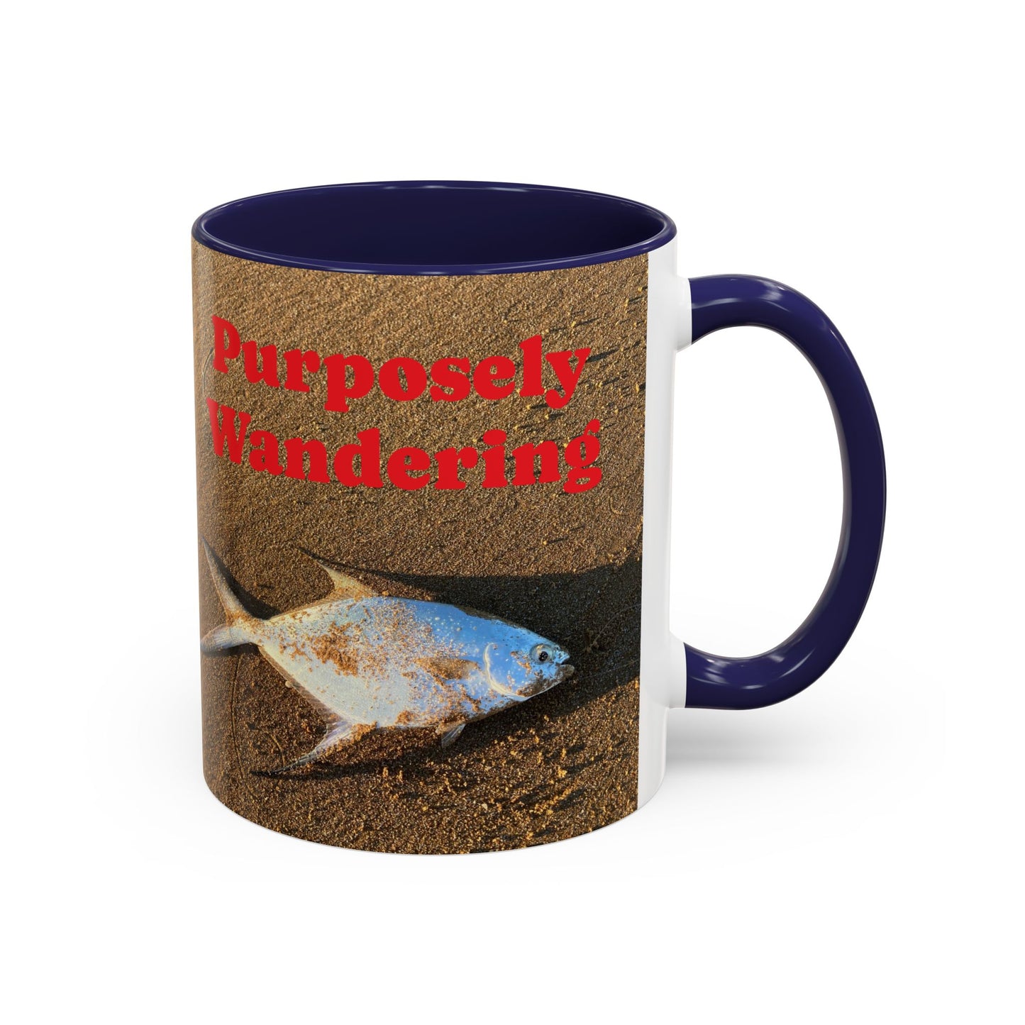 Fishing- Dart Accent Coffee Mug (11, 15oz)
