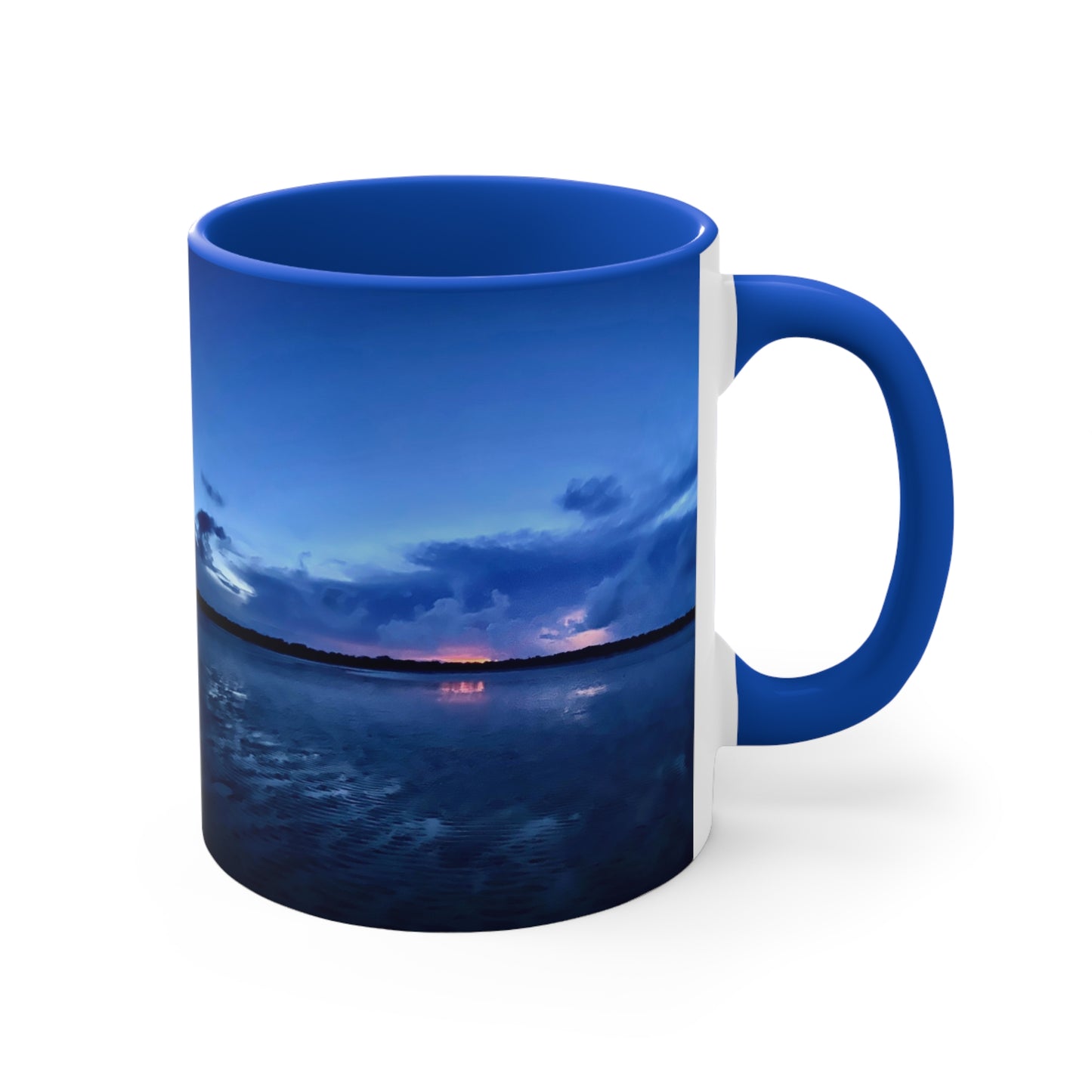 Beach Lovers range- AUD PRINT Colorful Accent Mugs, 11oz