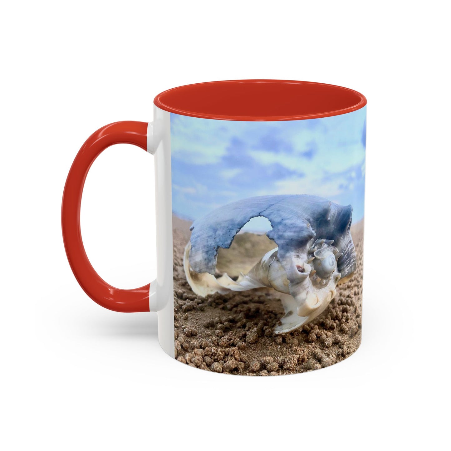 Purposely Wandering Shell Coffee Mug - Beach Vibes | Perfect Gift for Nature Lovers