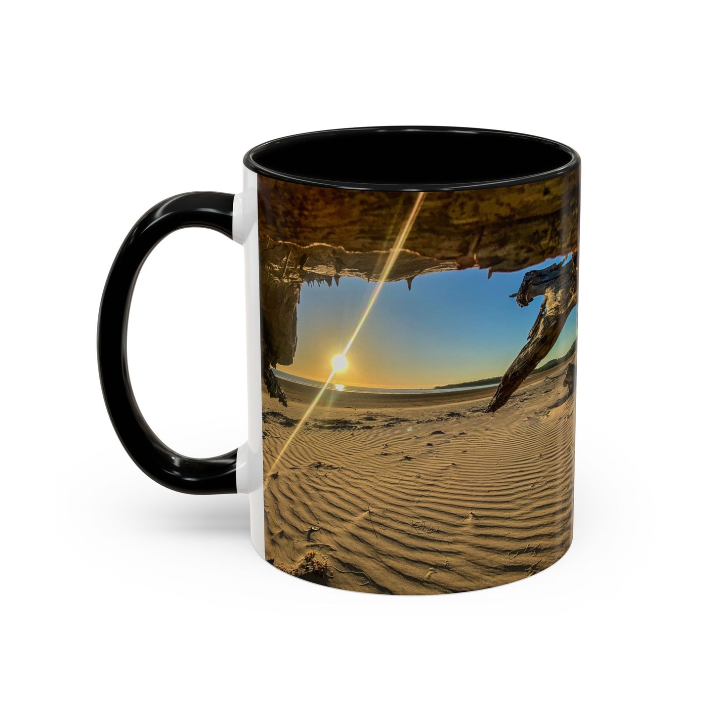 Purposely Wandering Accent Coffee Mug - Coastal Adventure Design - Perfect Gift for Nature Lovers