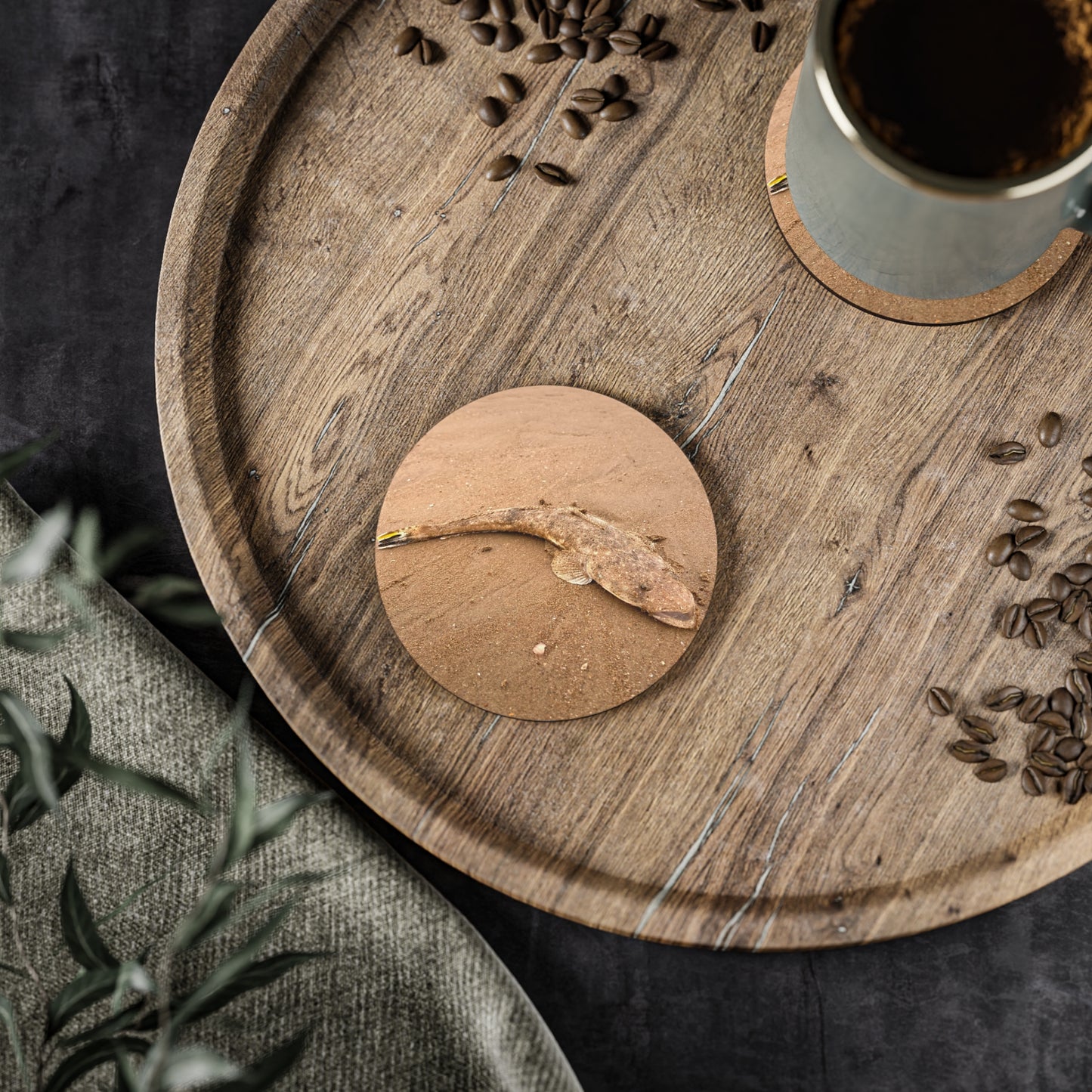 Fishing range- AUD PRINT Coasters