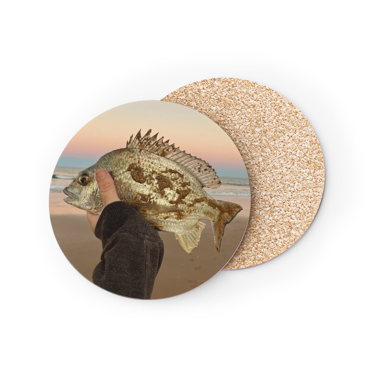 Ocean-Inspired Coasters - Coastal Fish Design for Beach Lovers Bream