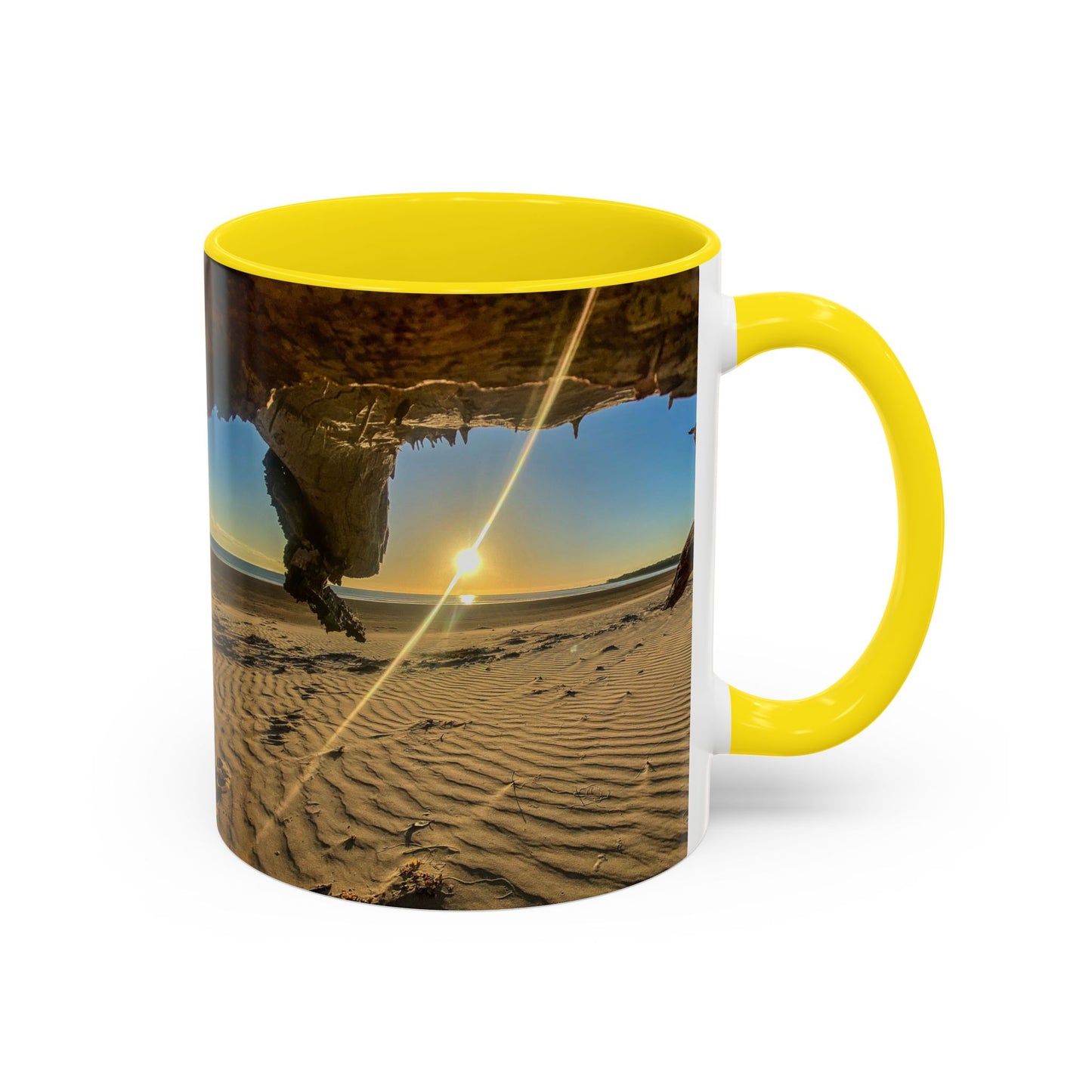 Purposely Wandering Accent Coffee Mug - Coastal Adventure Design - Perfect Gift for Nature Lovers