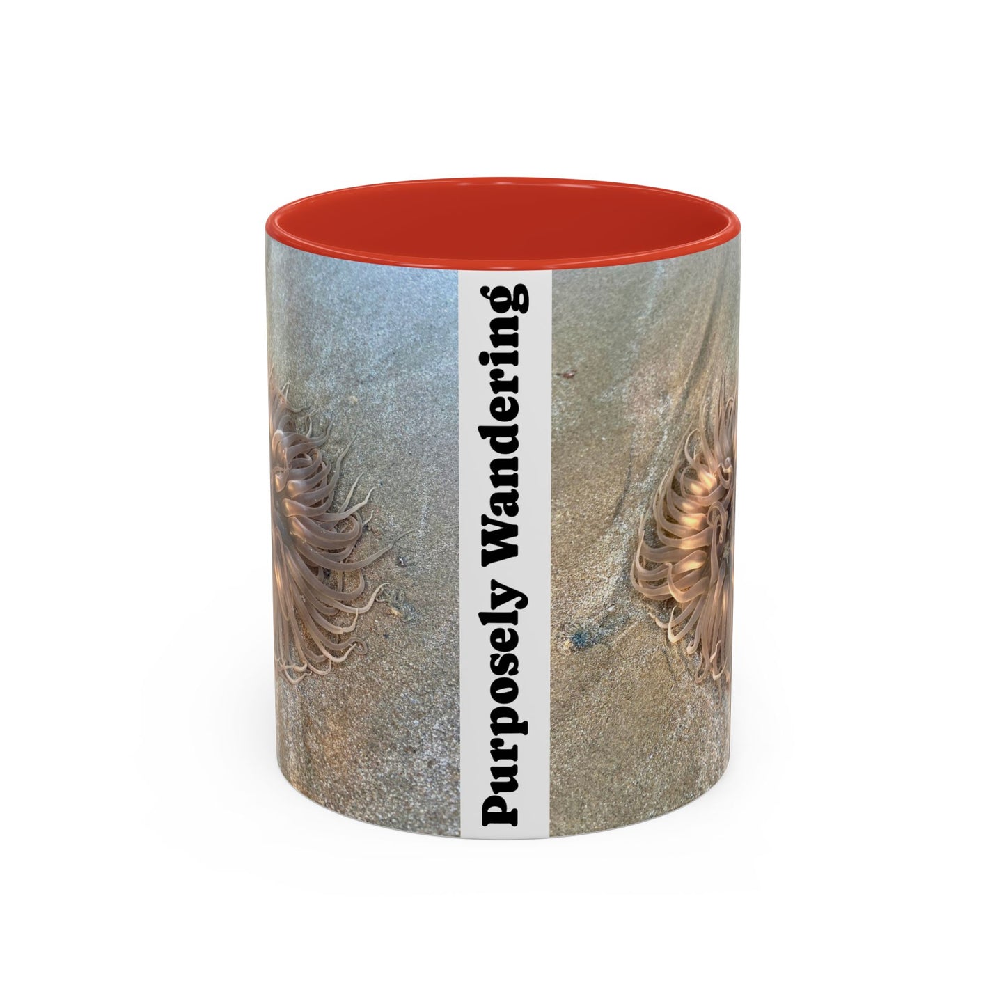 Purposely Wandering Accent Coffee Mug - Unique 11oz & 15oz Drinkware for Nature Lovers