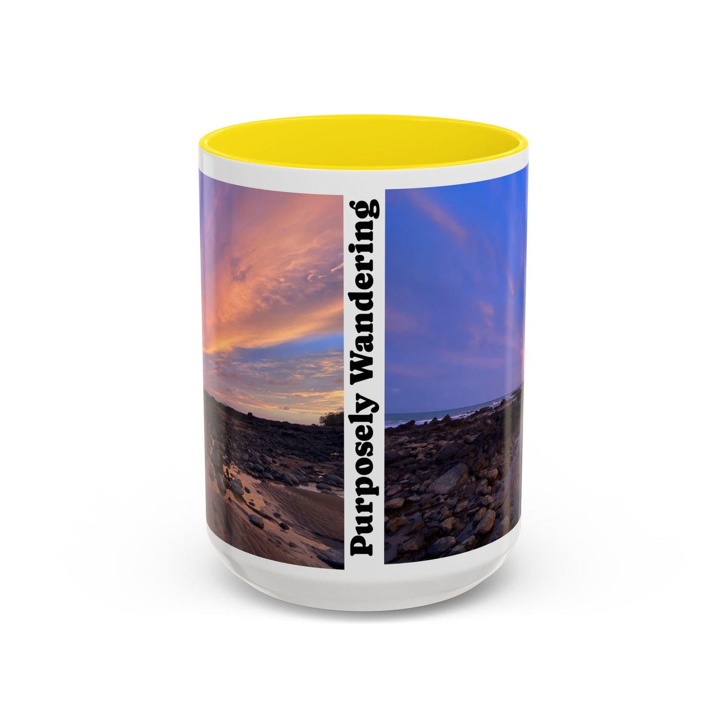 Purposefully Wandering Accent Coffee Mug - 11/15oz Scenic Design