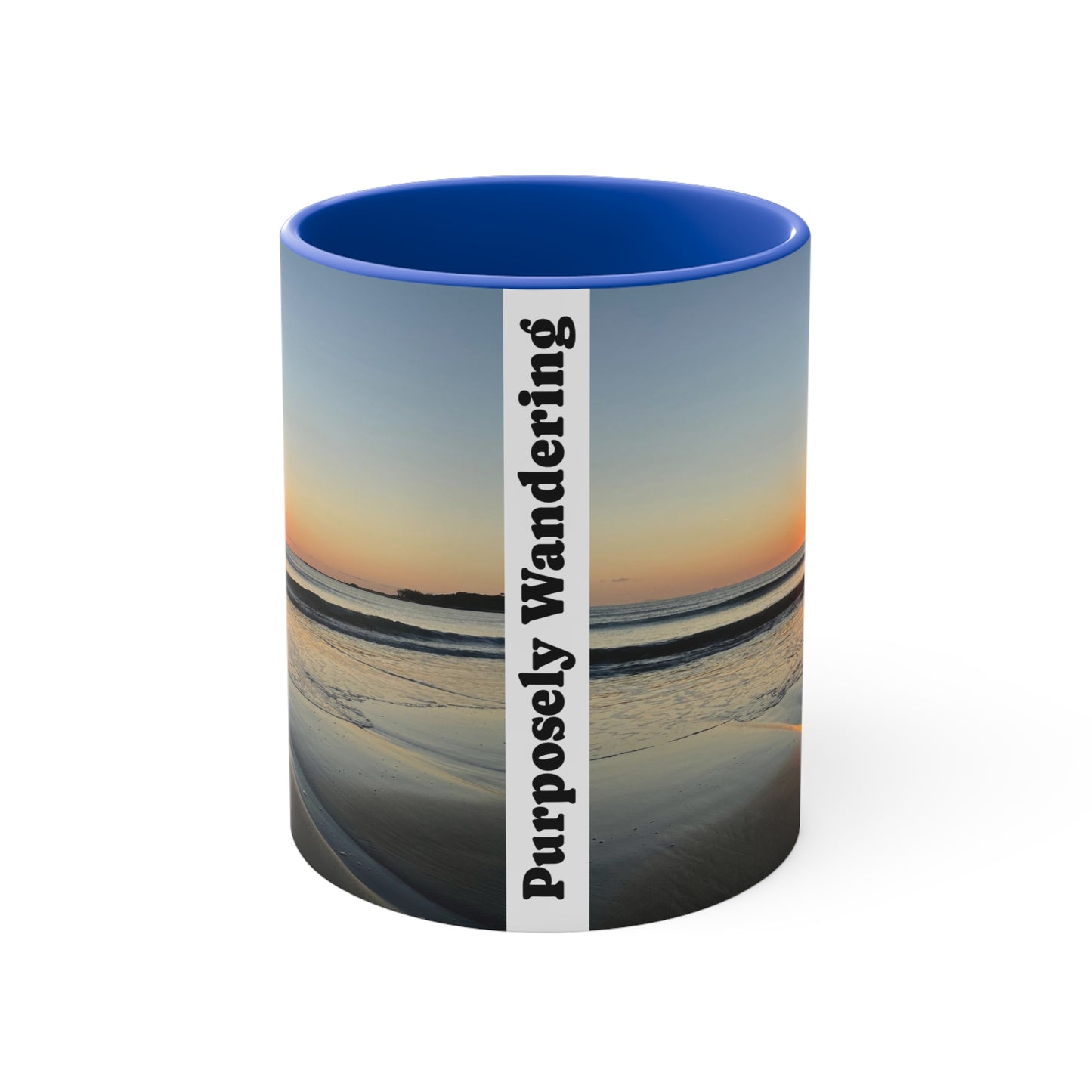 Beach Lovers range- AUD PRINT Colorful Accent Mugs, 11oz