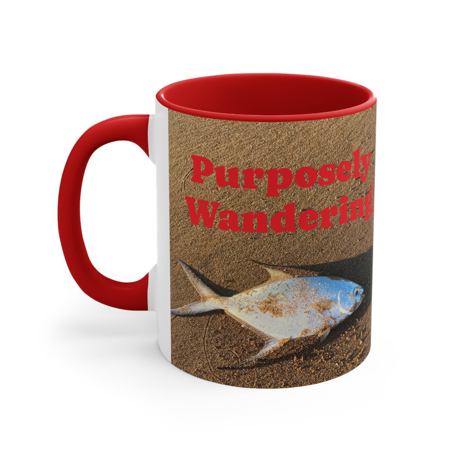 Fishing range- AUS PRINT Colorful Accent Mugs, 11oz