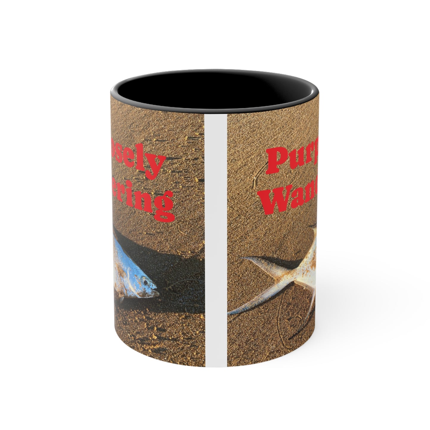Fishing range- AUS PRINT Colorful Accent Mugs, 11oz