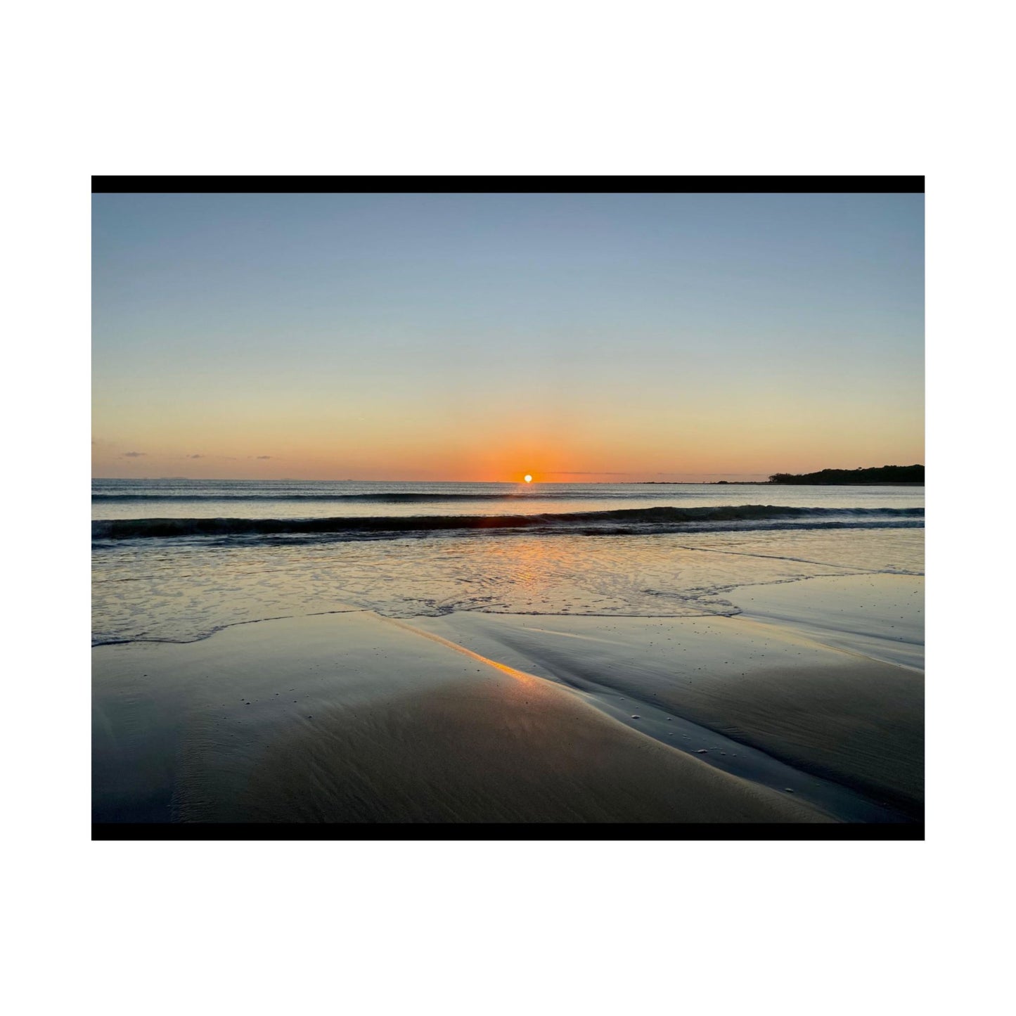 Serene Beach Sunrise Unframed Poster - Perfect for Home Decor and Relaxation