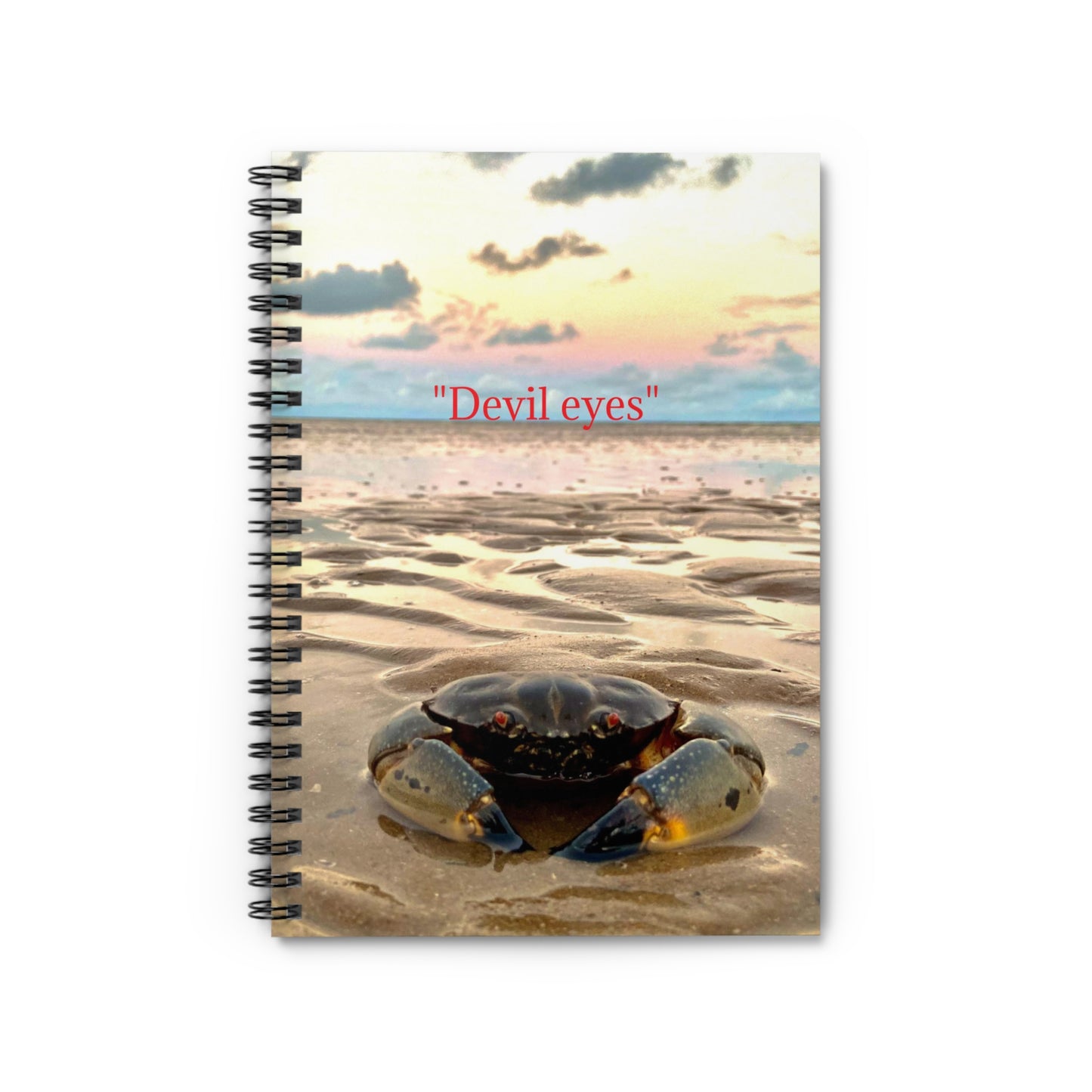 “Devil eyes” Spiral Notebook - Ruled Line
